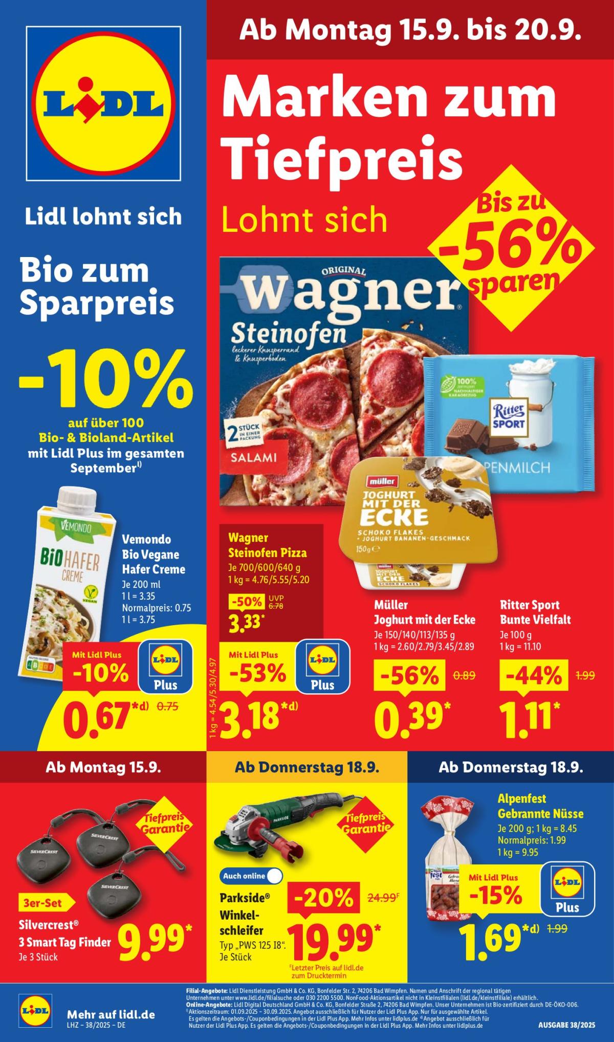 Lidl-Prospekt gültig vom 15.09. bis 20.09.