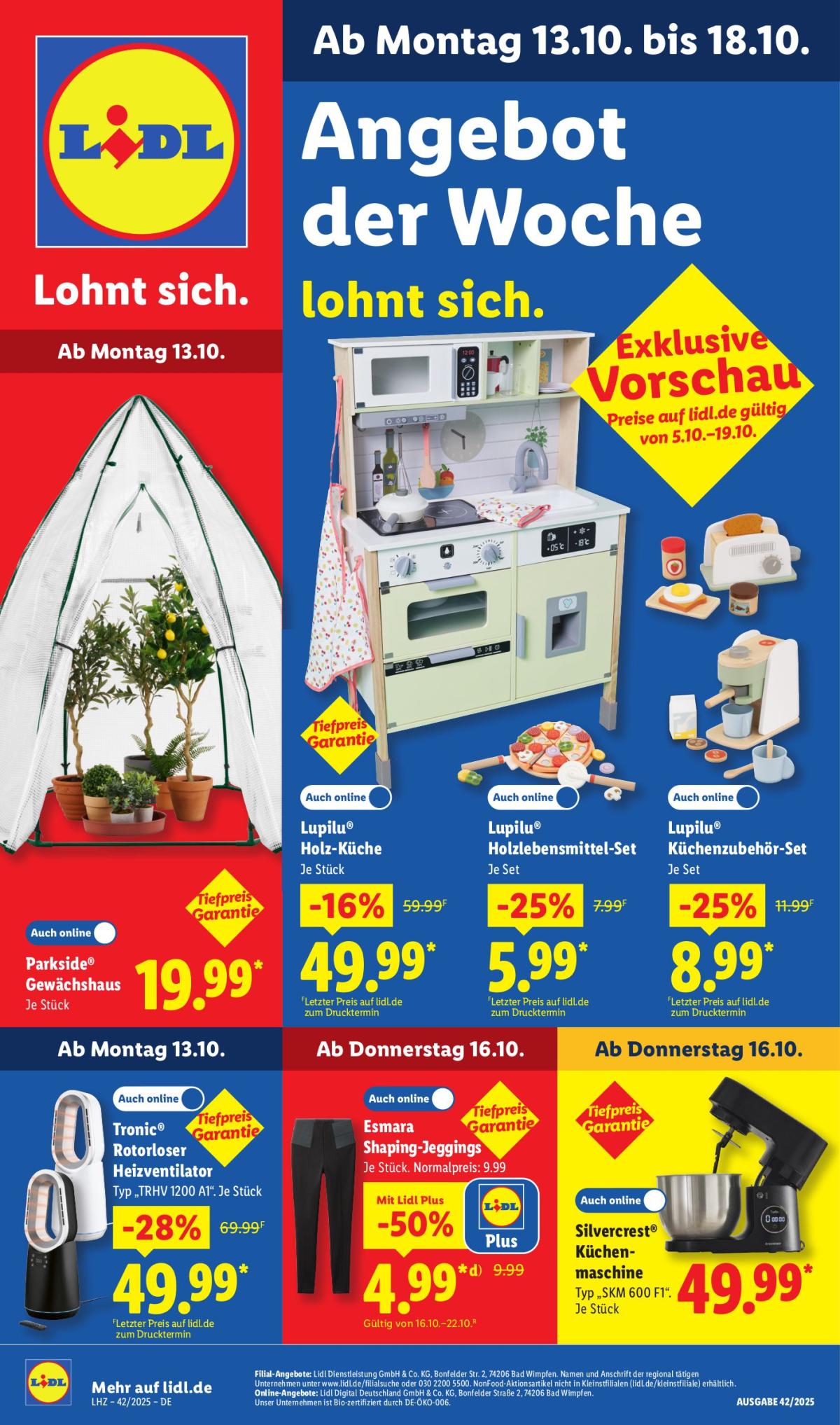 Lidl - Nonfood-Prospekt gültig vom 13.10. bis 18.10.