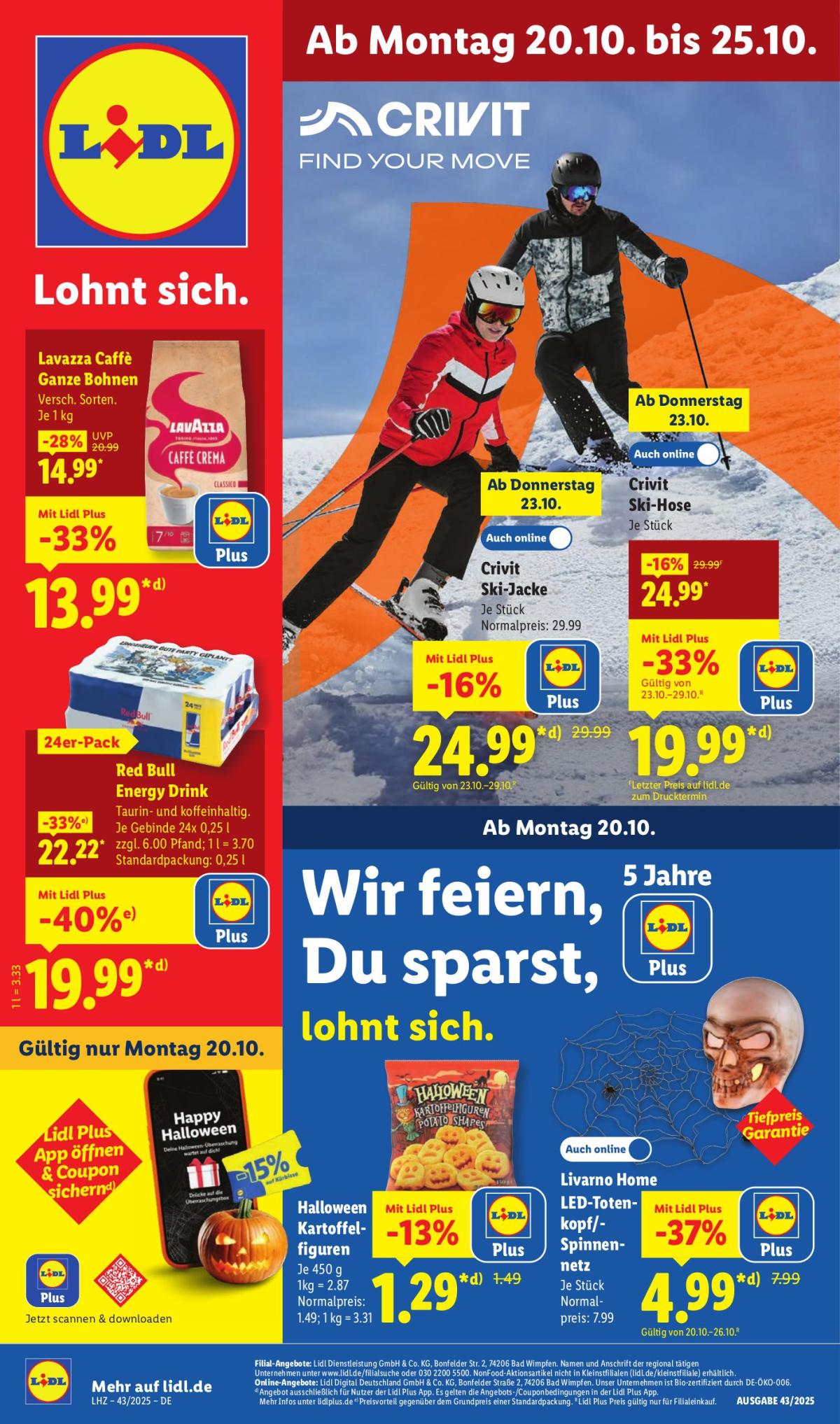 Lidl - Nonfood-Prospekt gültig vom 20.10. bis 25.10.