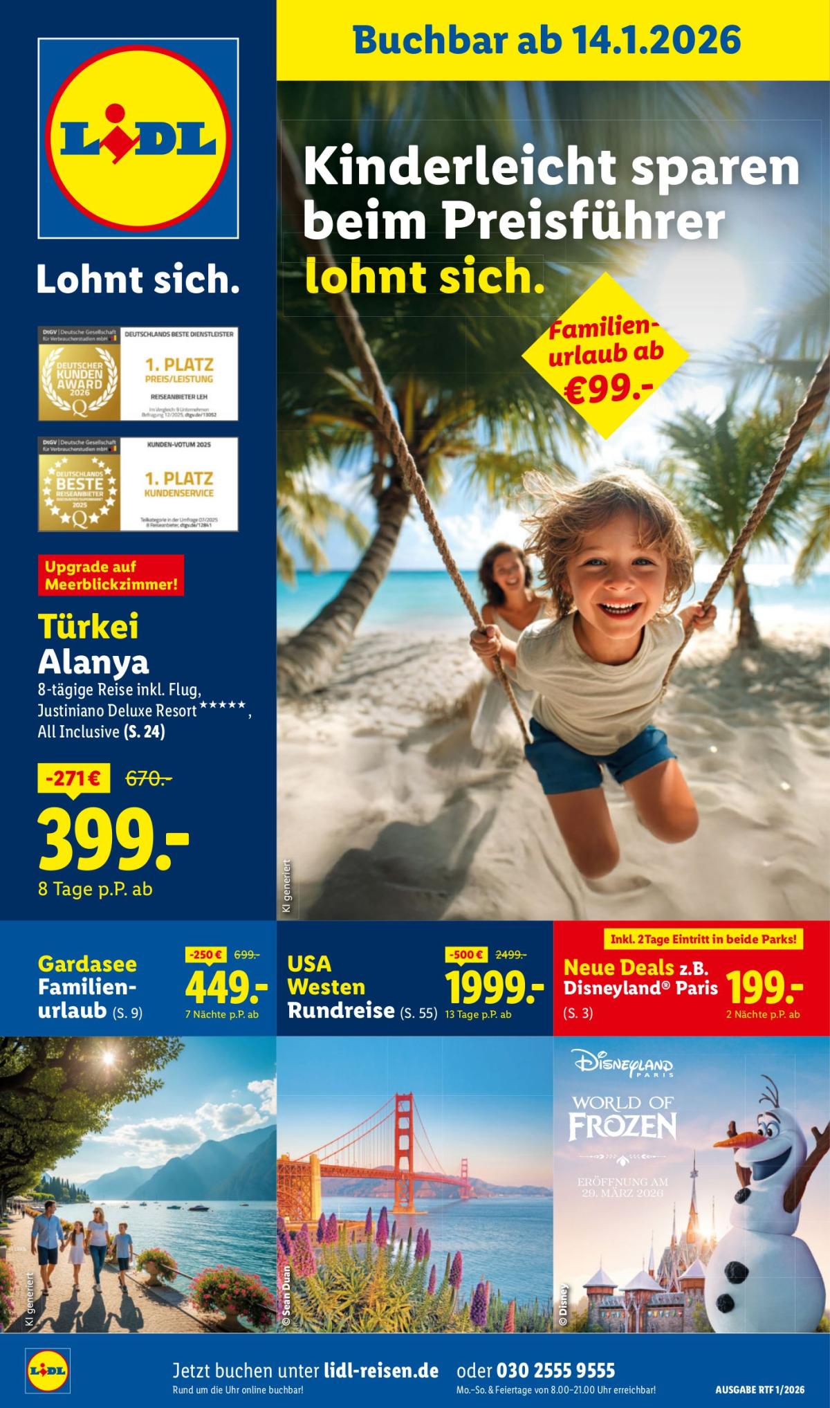 Lidl-reisen.de-Prospekt gültig vom 14.01. bis 01.02.