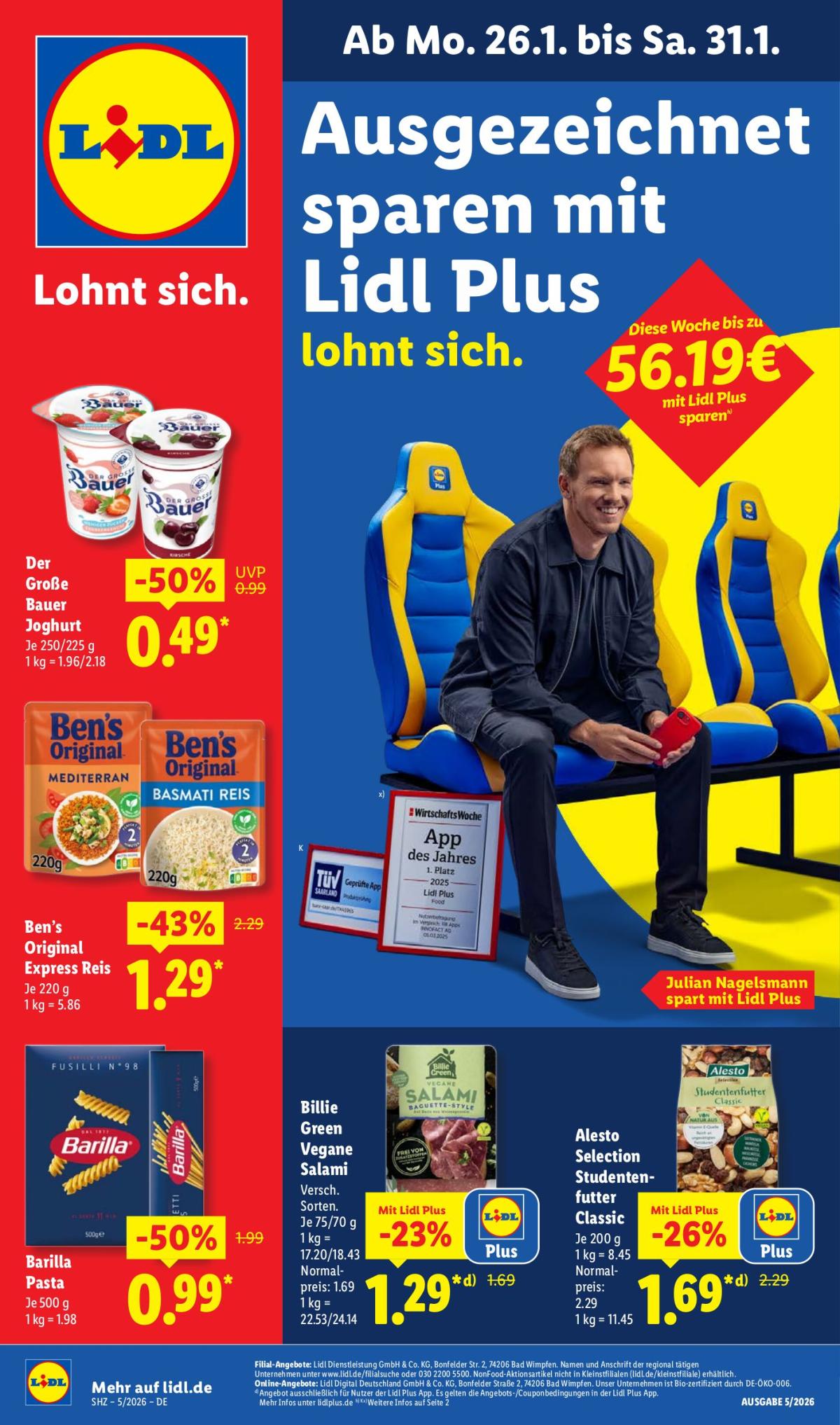 Lidl-Prospekt gültig vom 26.01. bis 31.01.