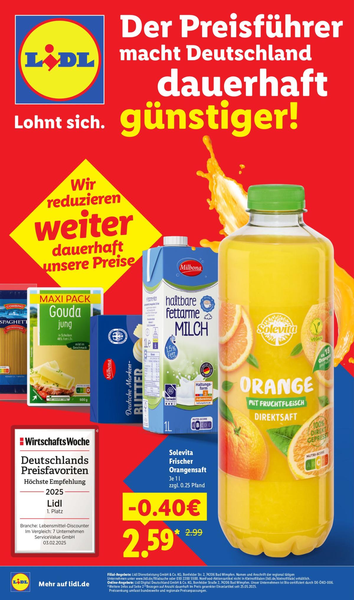 Lidl - Der Preisführer macht Deutschland-Prospekt gültig vom 01.02.2026 bis 28.02.2026