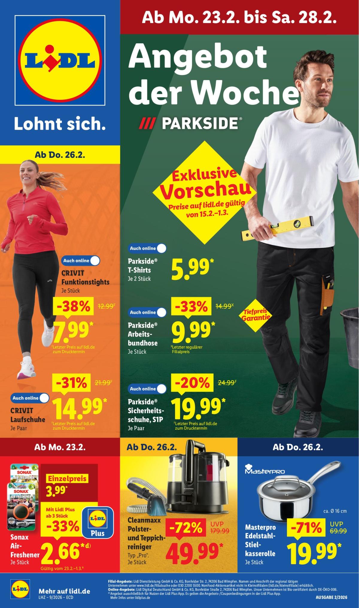 Lidl - Angebot der Woche-Prospekt gültig vom 23.02.2026 bis 28.02.2026