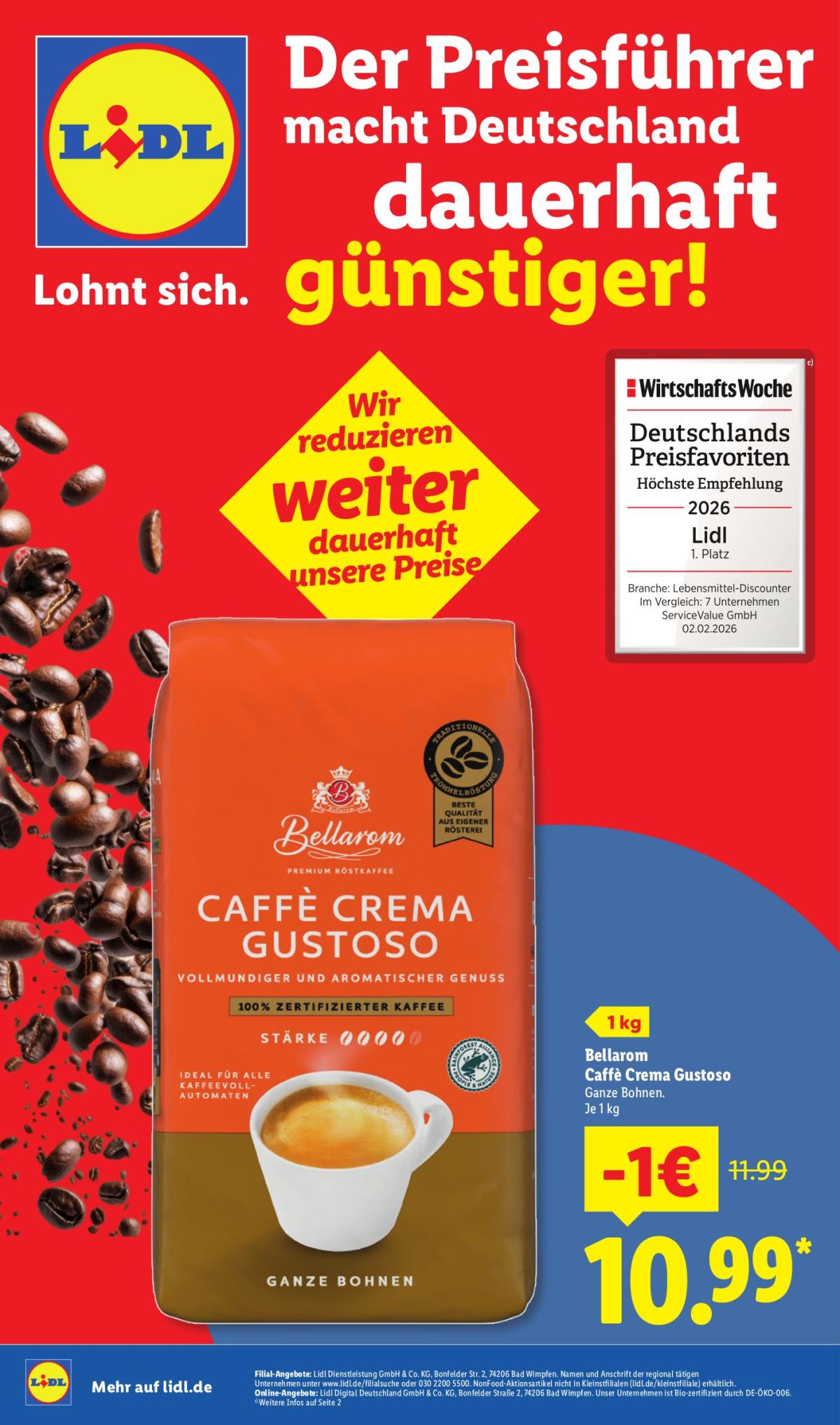 Lidl - Der Preisführer macht Deutschland-Prospekt gültig vom 01.03.2026 bis 31.03.2026