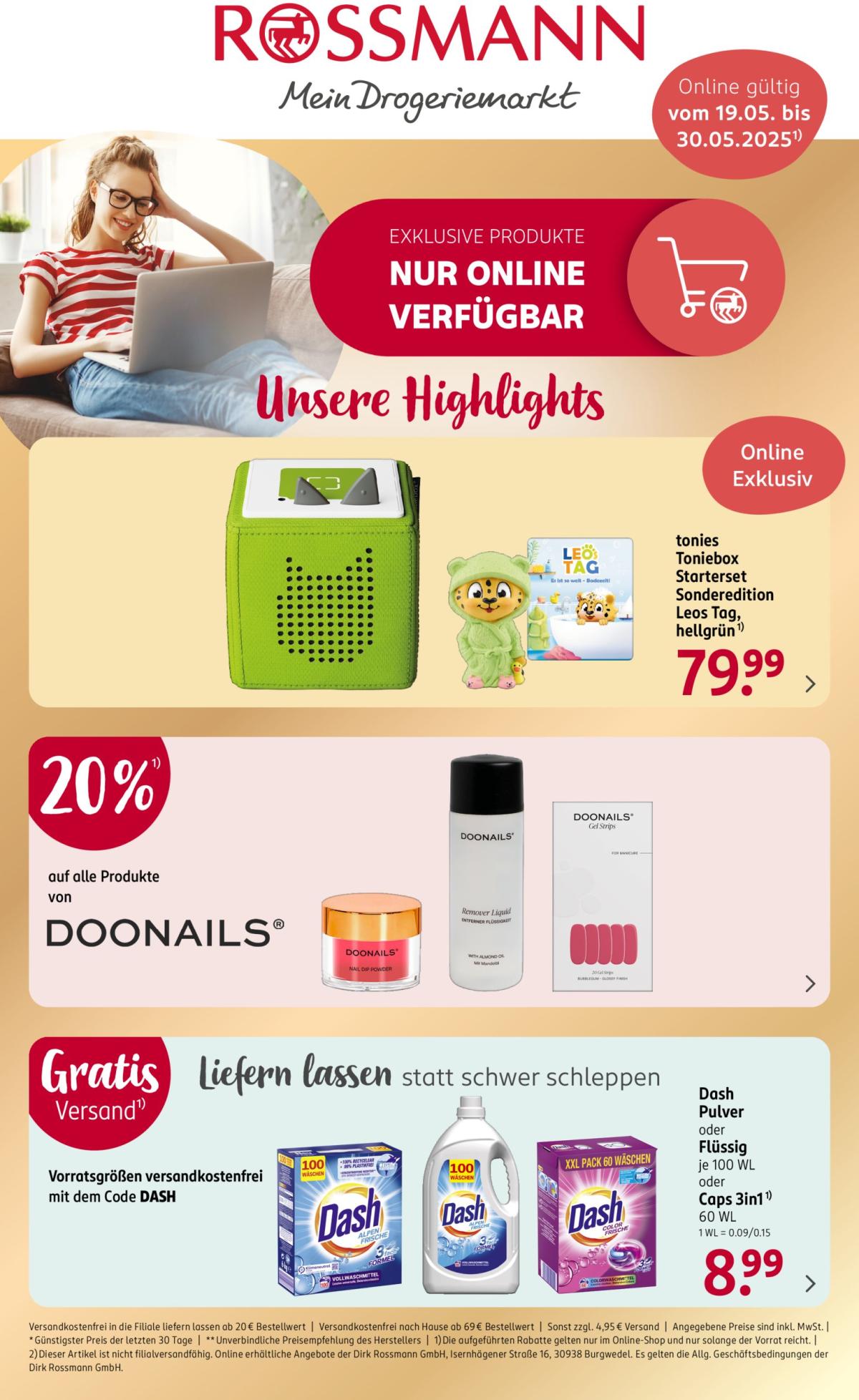 ROSSMANN - Online Angebote-Prospekt gültig von 19.05. bis 30.05.