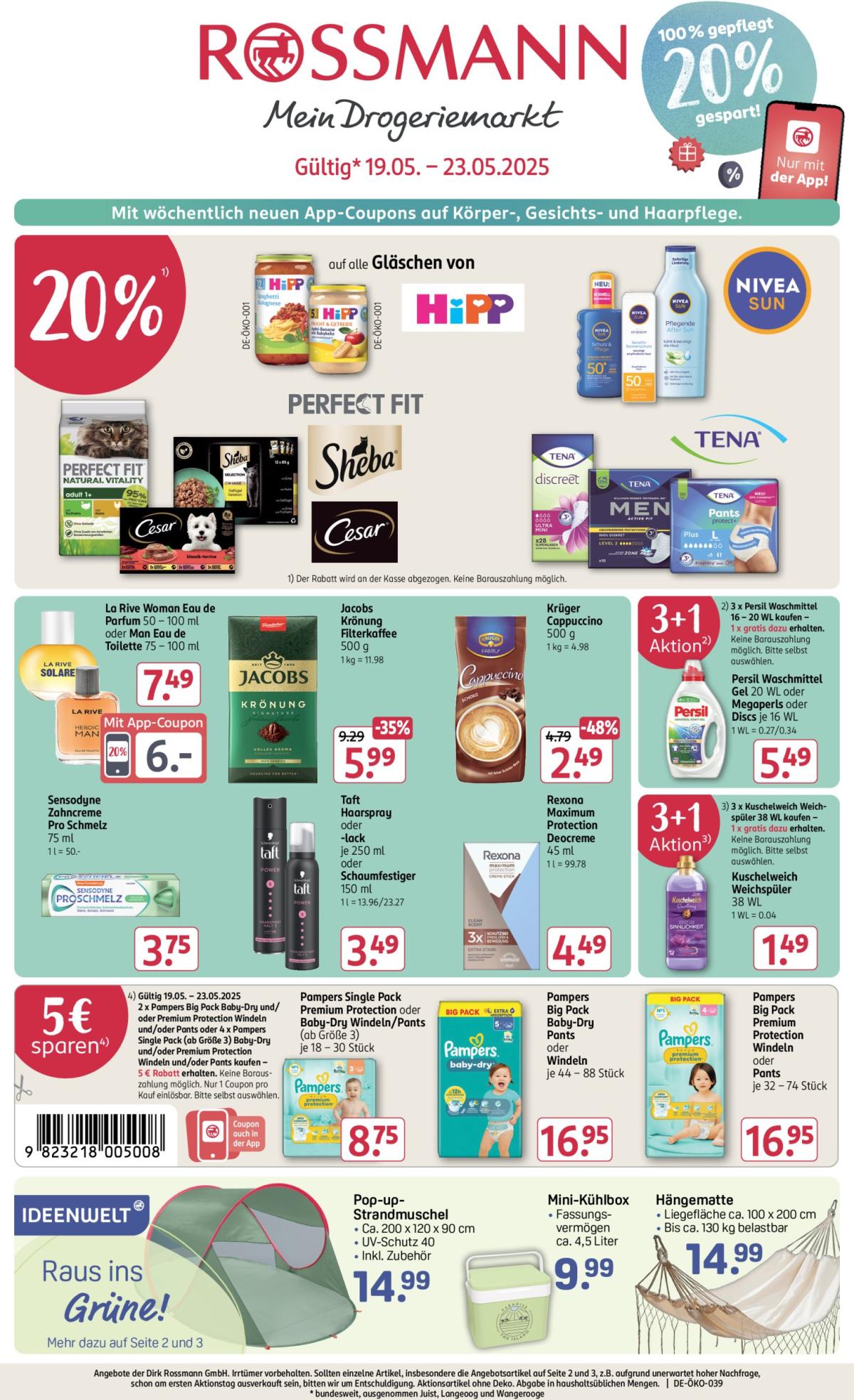 ROSSMANN-Prospekt gültig von 19.05. bis 23.05.