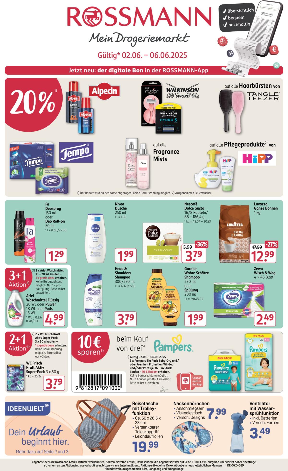 ROSSMANN-Prospekt gültig von 02.06. bis 06.06.
