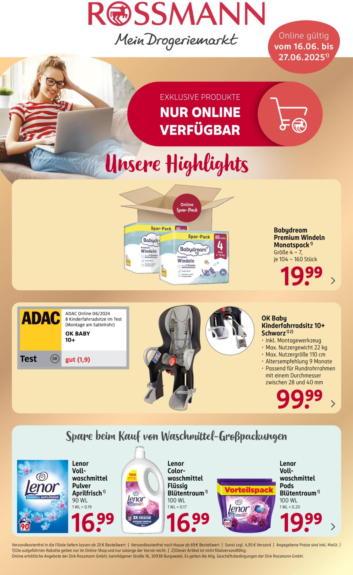 ROSSMANN - Highlights-Prospekt gültig vom 16.06. bis 27.06.