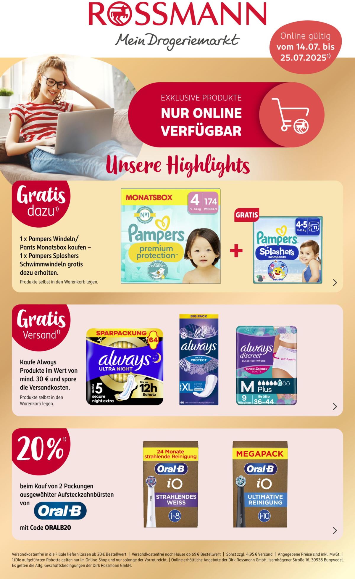 ROSSMANN - Online Angebote-Prospekt gültig vom 14.07. bis 25.07.