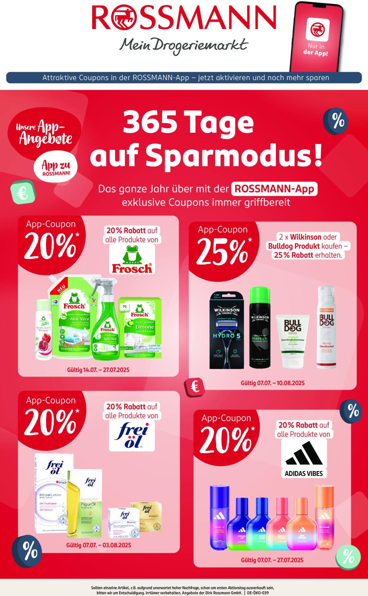 ROSSMANN - App-Angebote-Prospekt gültig vom 07.07. bis 10.08.