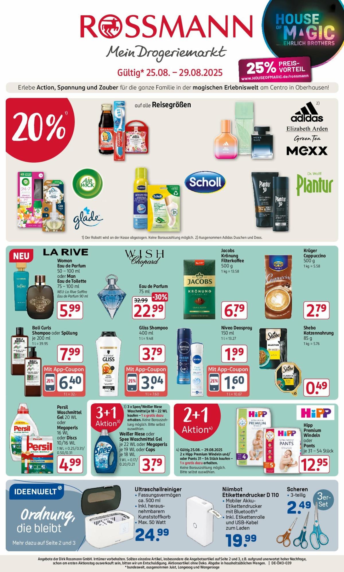 ROSSMANN-Prospekt gültig vom 25.08. bis 29.08.