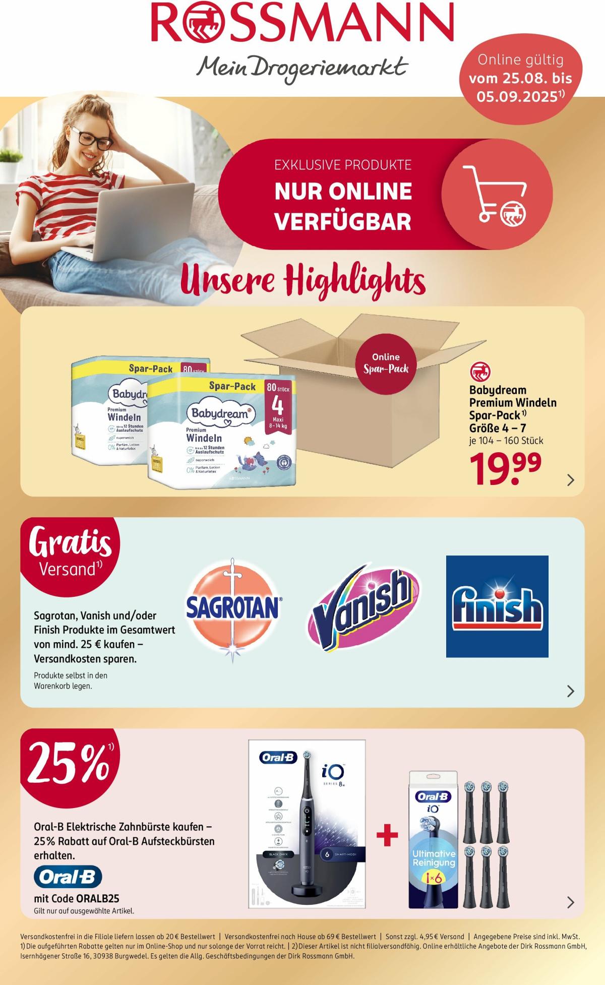 ROSSMANN - Online Angebote-Prospekt gültig vom 25.08. bis 05.09.