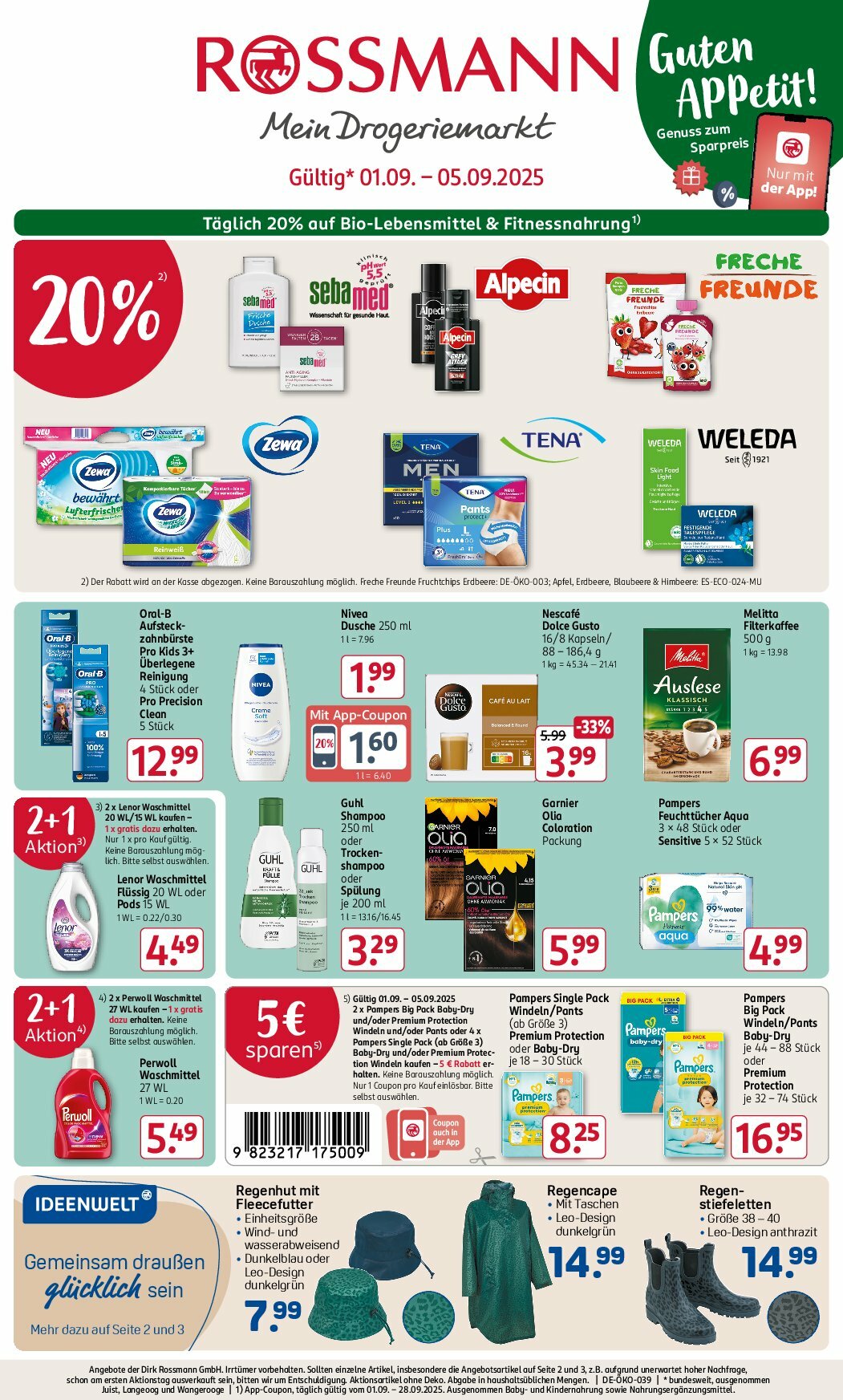 ROSSMANN-Prospekt gültig vom 01.09. bis 05.09.