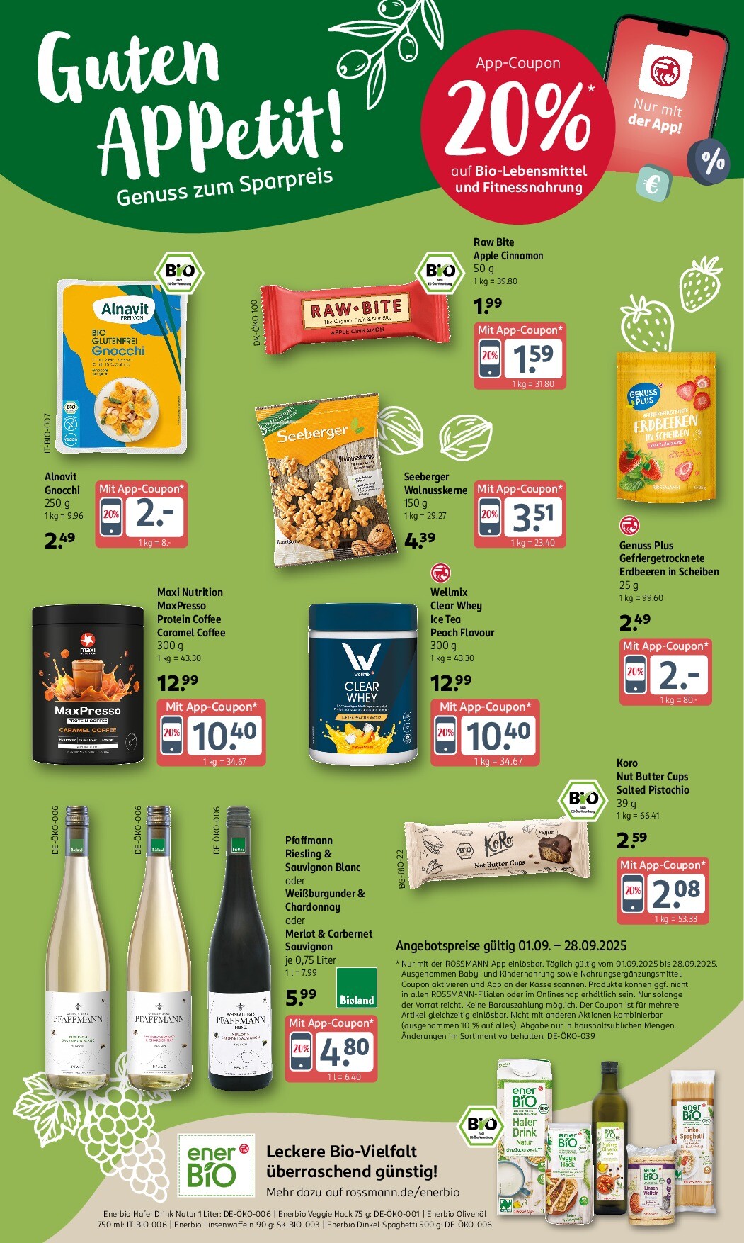 ROSSMANN - Guten Appetit-Prospekt gültig vom 20.09. bis 26.09.