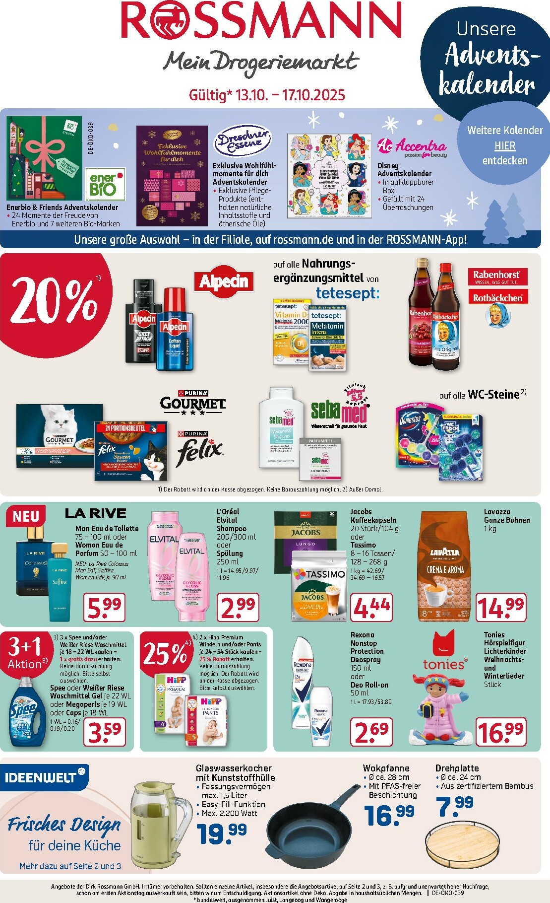 ROSSMANN-Prospekt gültig vom 13.10. bis 17.10.