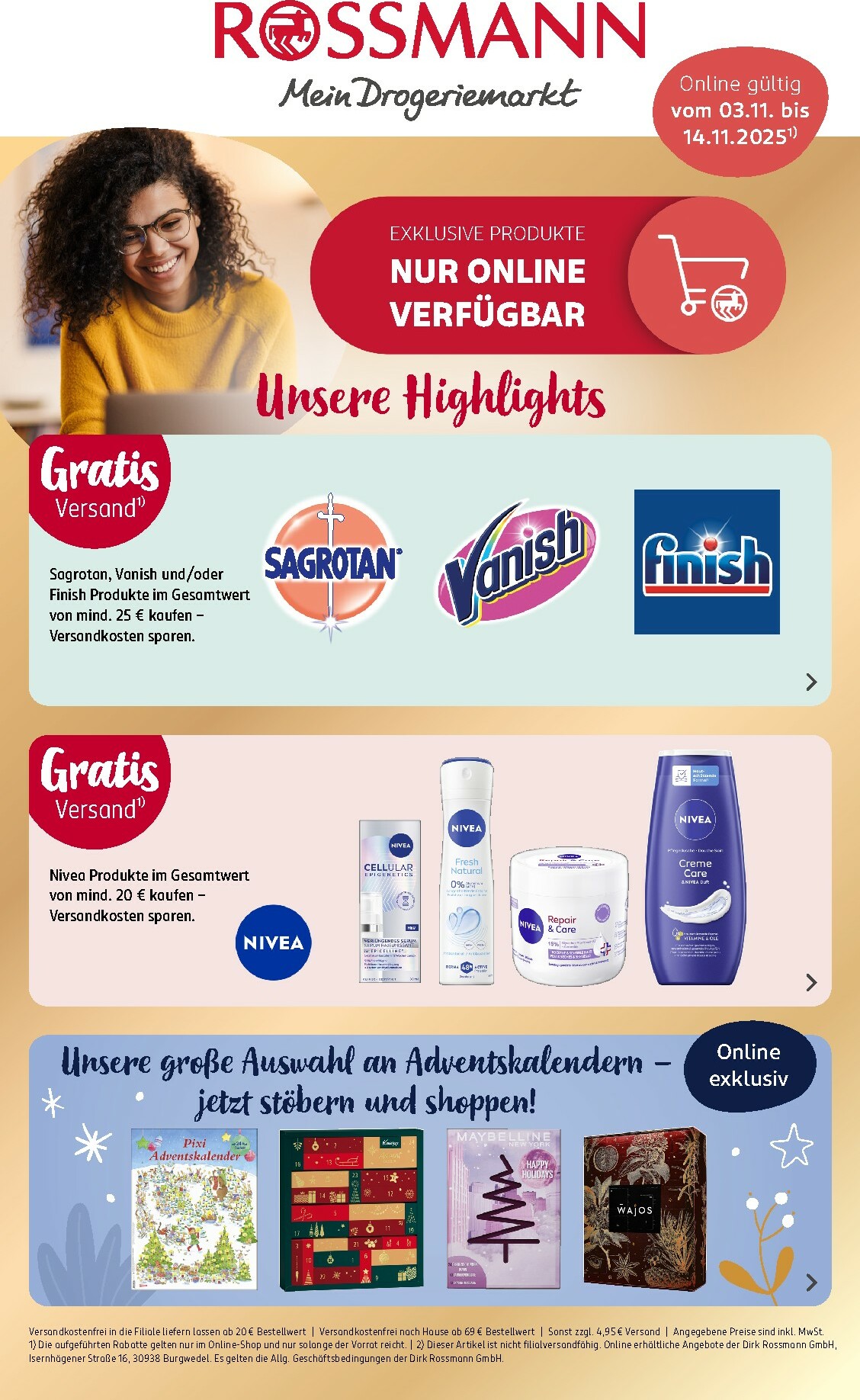 ROSSMANN - Online Angebote-Prospekt gültig vom 03.11. bis 14.11.