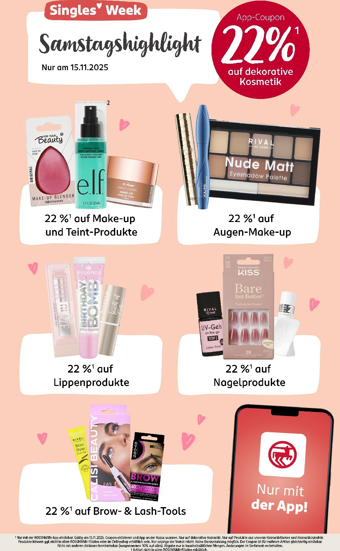 ROSSMANN - Samstagshighlight-Prospekt gültig vom 15.11. bis 15.11.