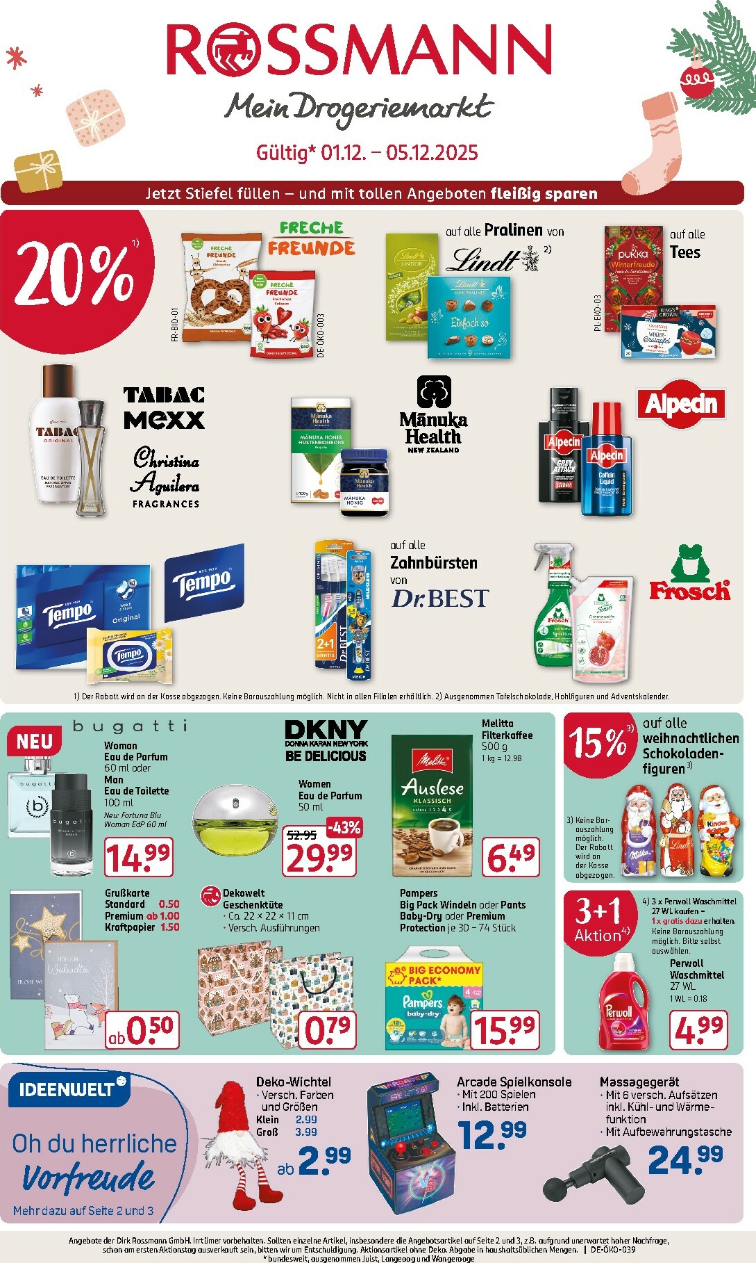 ROSSMANN-Prospekt gültig vom 01.12. bis 05.12.