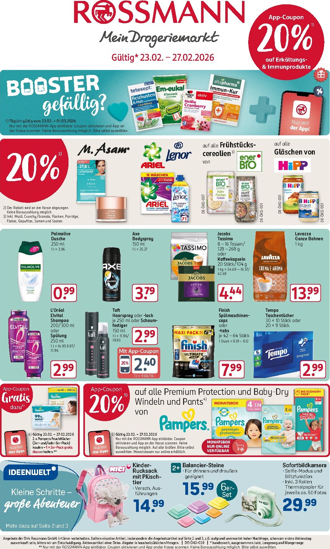 ROSSMANN-Prospekt gültig vom 23.02.2026 bis 27.02.2026