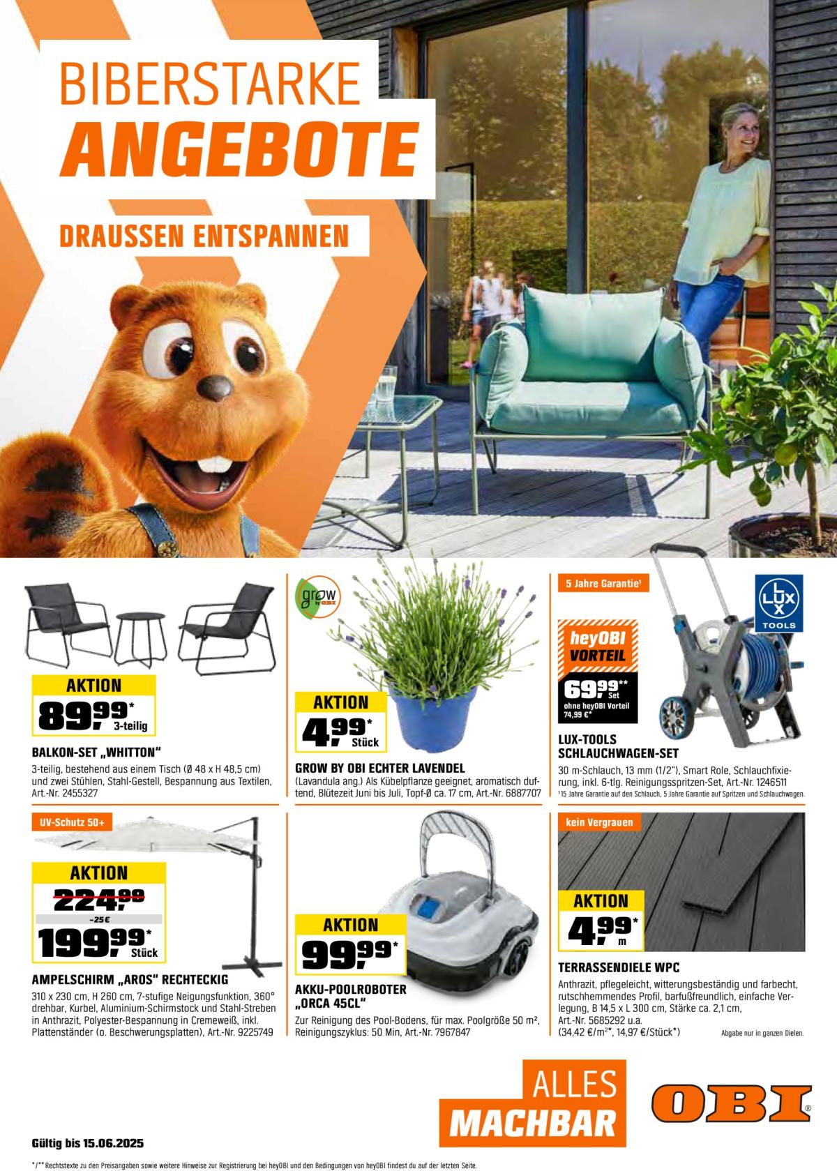 Obi-Prospekt gültig von 01.06. bis 15.06.