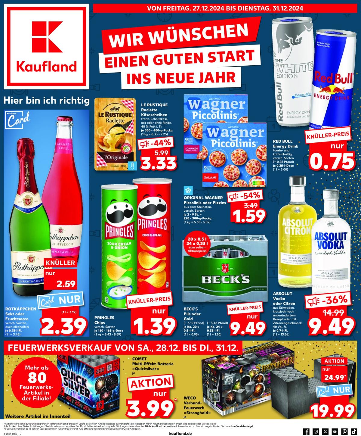 Kaufland-Prospekt gültig von 27.12. bis 31.12.