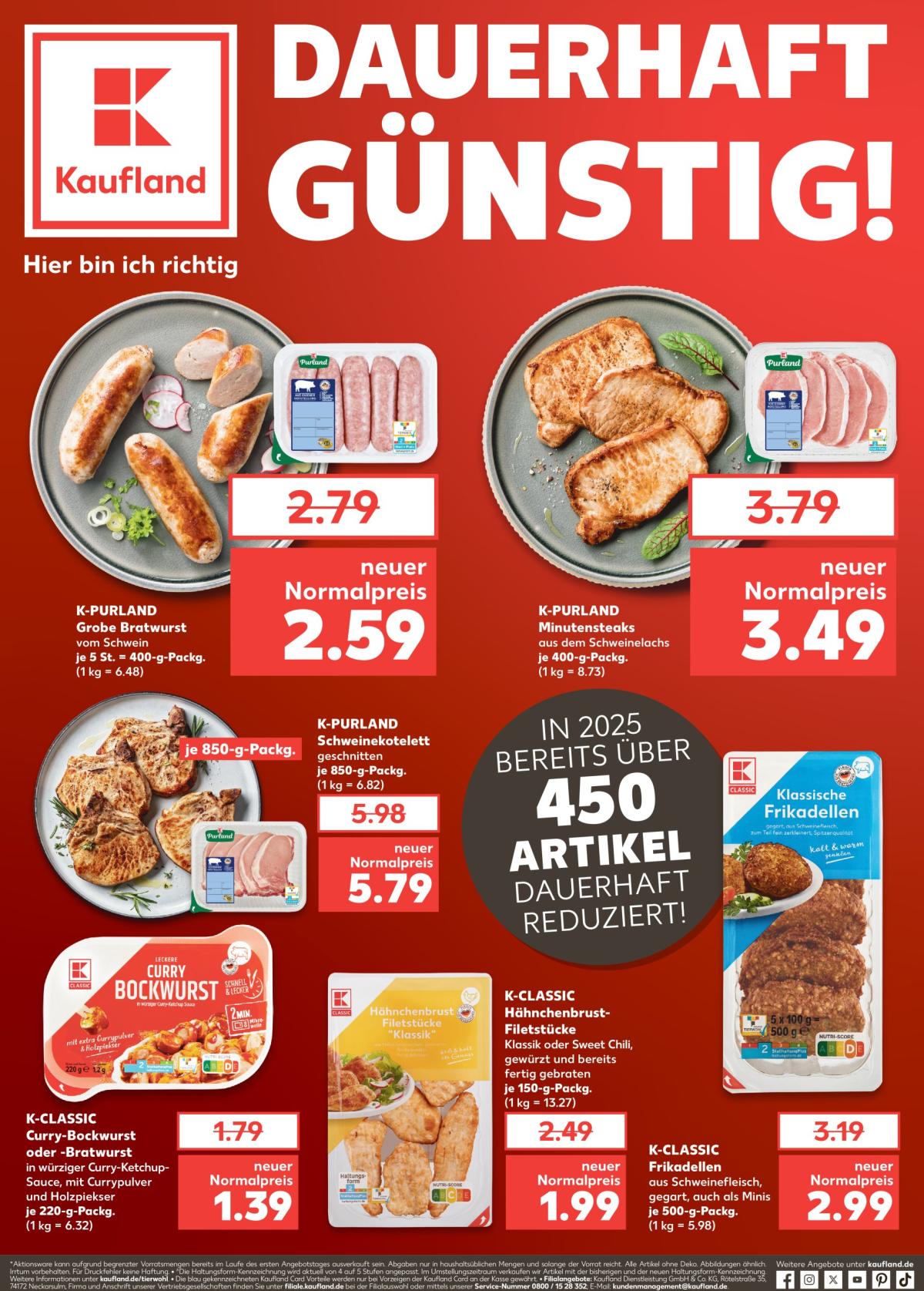 Kaufland - Dauerhaft Günstig-Prospekt gültig von 02.03. bis 12.03.