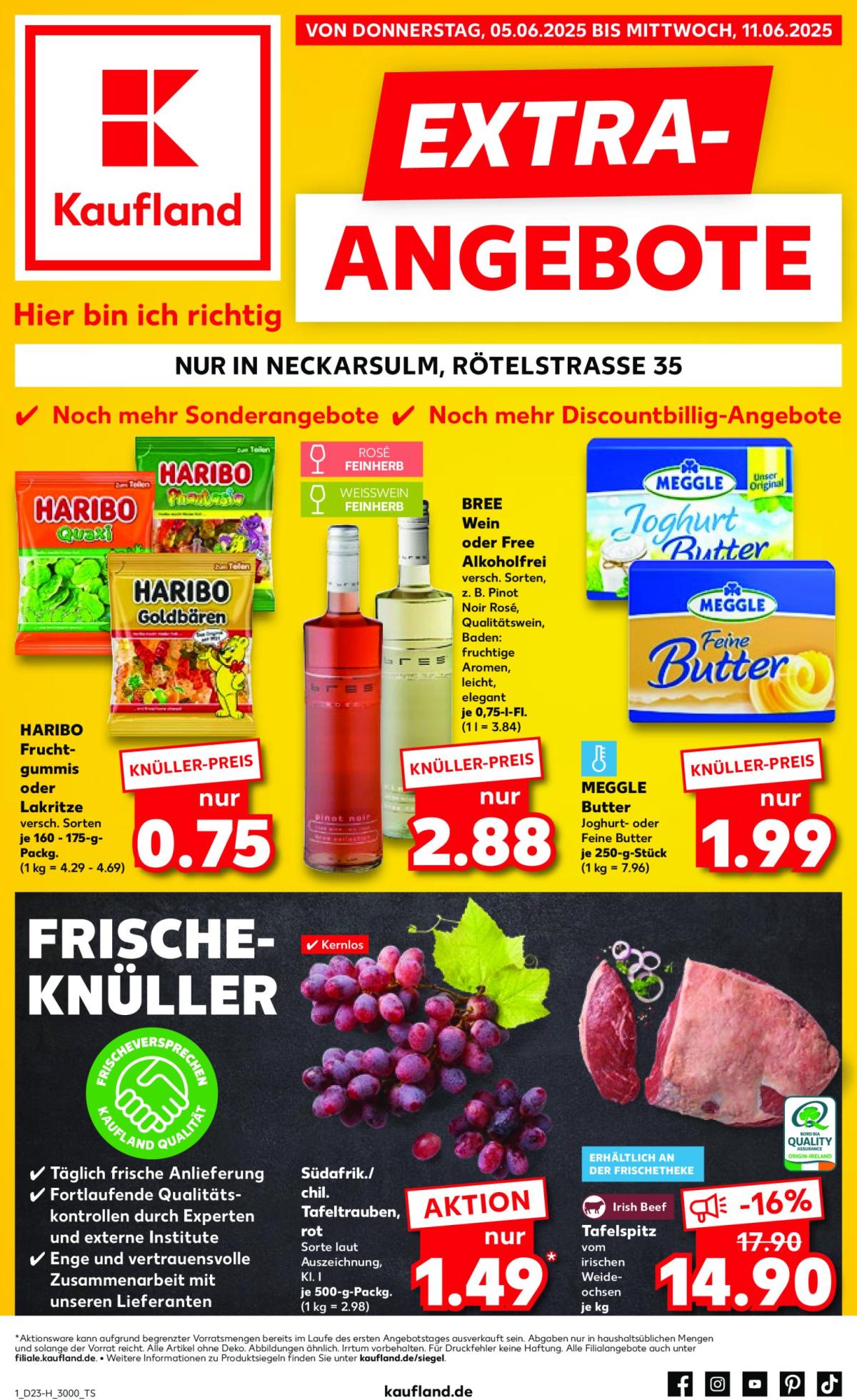 Kaufland - Neckarsulm-Prospekt gültig von 05.06. bis 11.06.