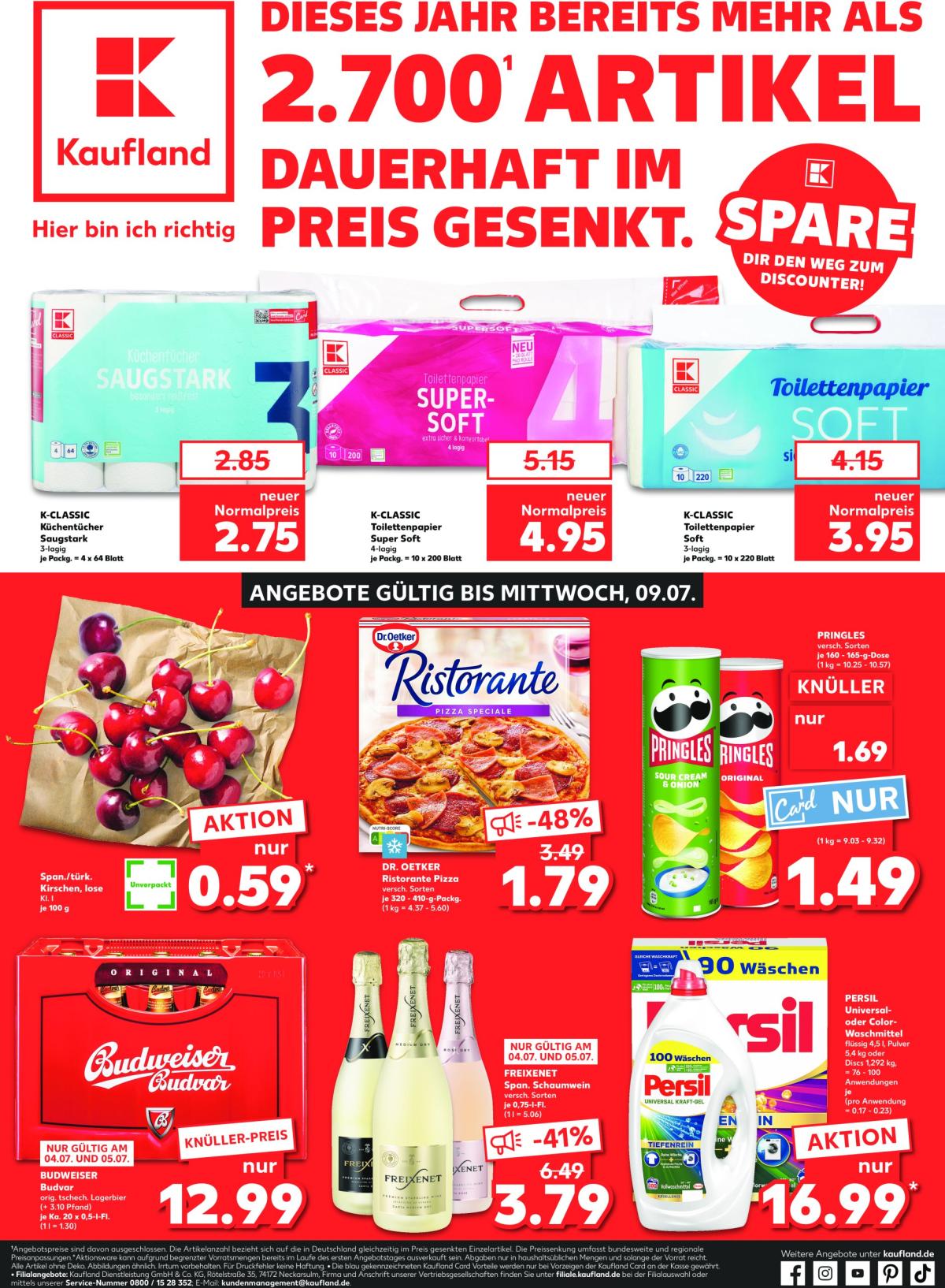 Kaufland - Spare-Prospekt gültig vom 03.07. bis 05.07.
