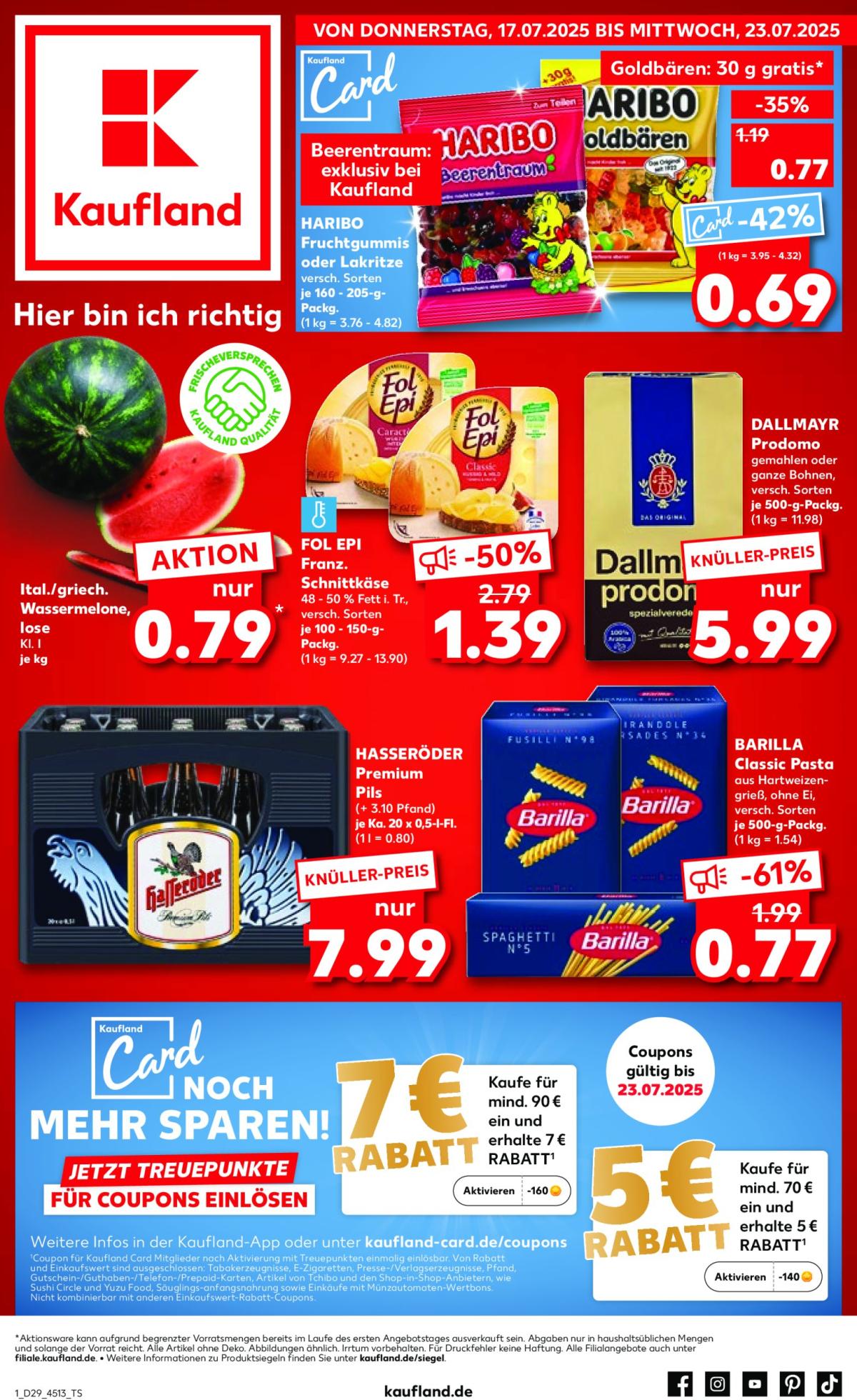 Kaufland-Prospekt gültig vom 17.07. bis 23.07.