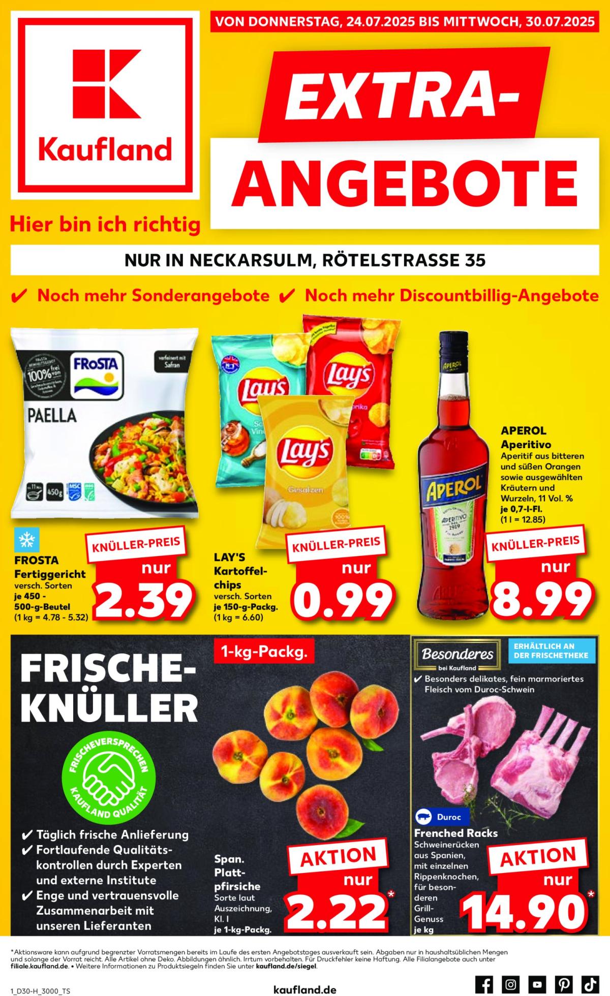 Kaufland - Neckarsulm-Prospekt gültig vom 24.07. bis 30.07.
