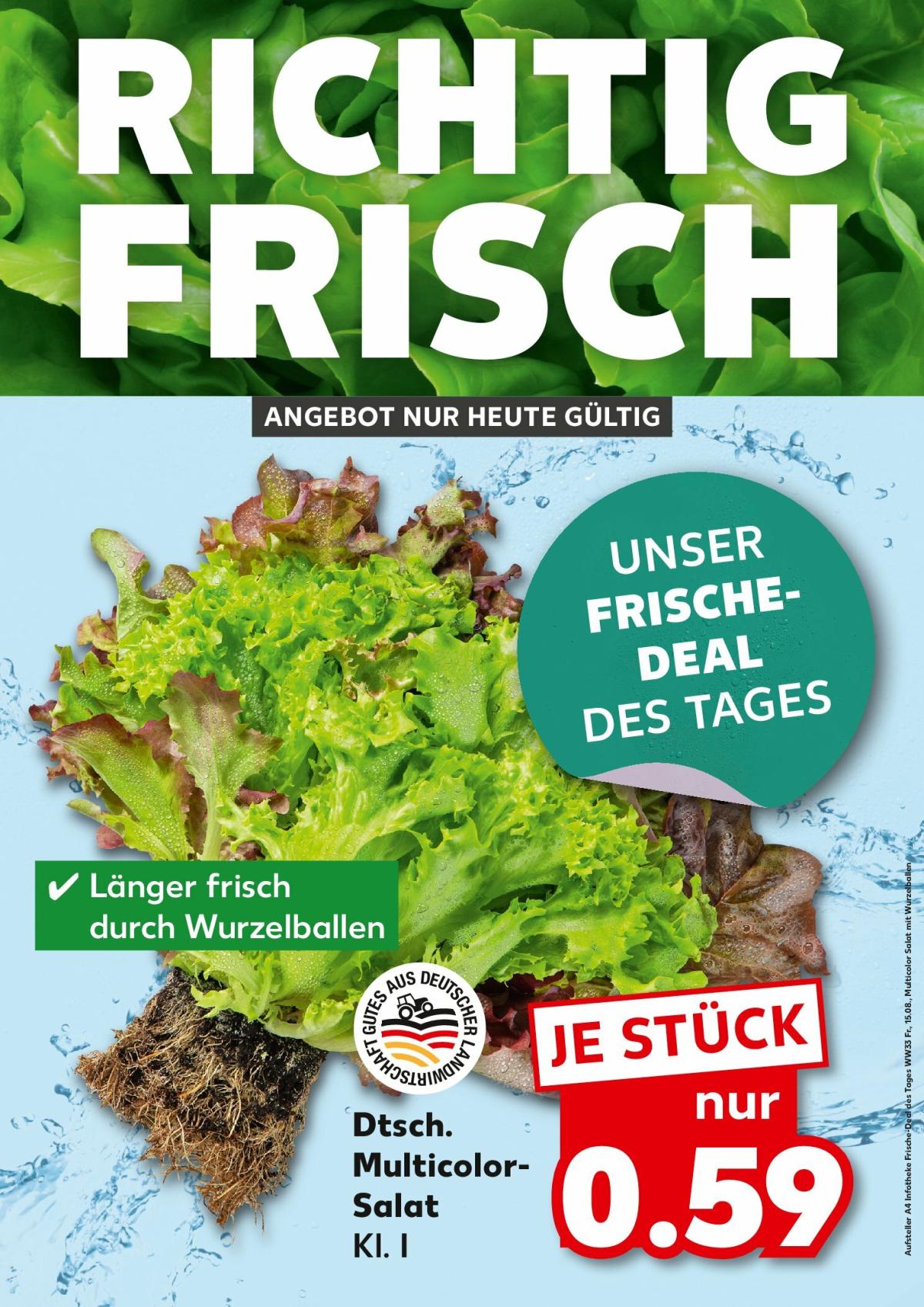 Kaufland - Richtig Frisch-Prospekt gültig vom 15.08. bis 15.08.