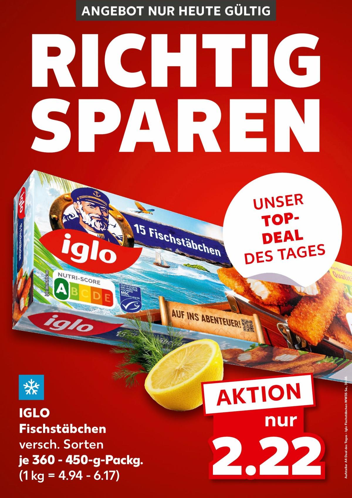 Kaufland - Richtig Sparen-Prospekt gültig vom 30.08. bis 30.08.