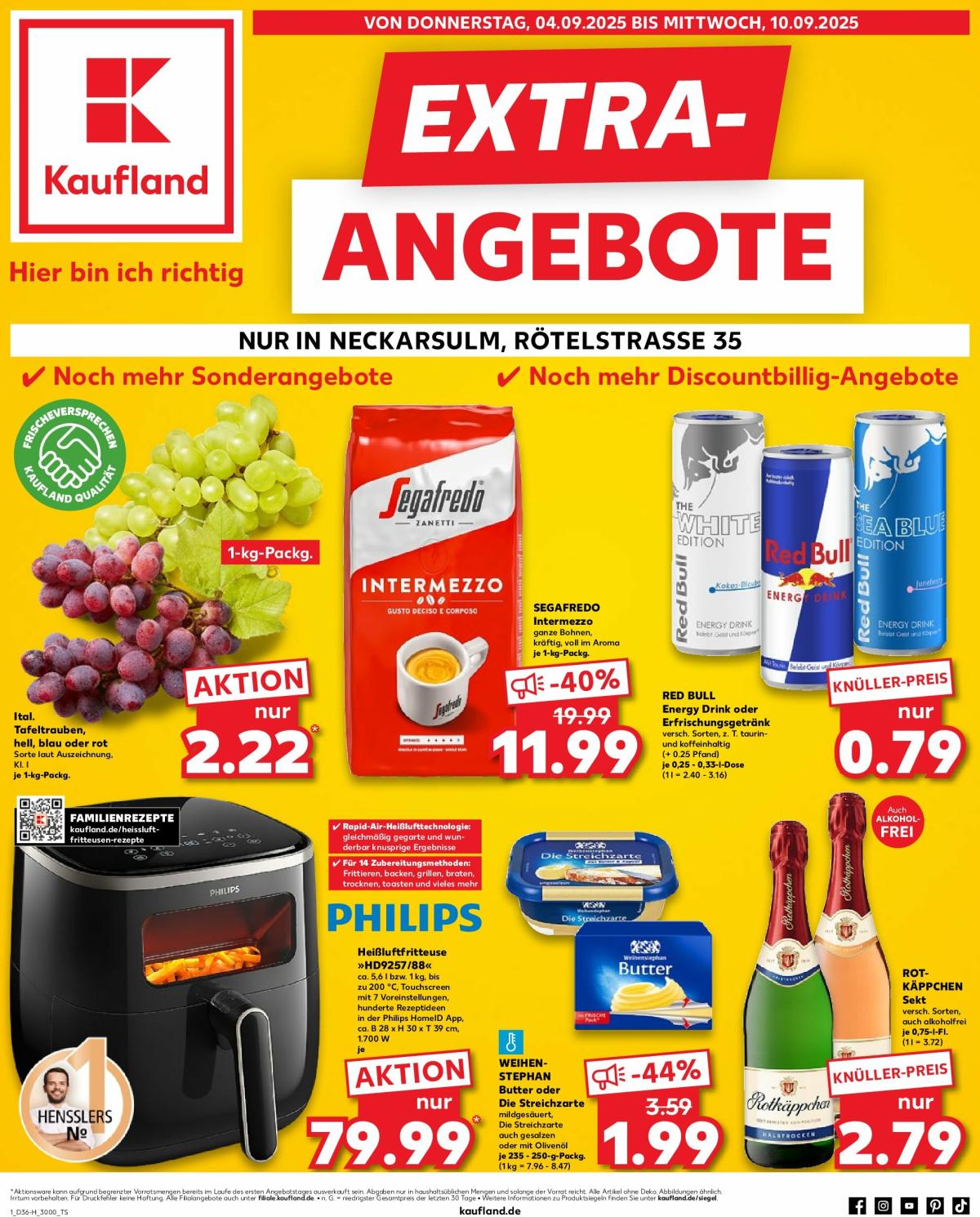 Kaufland - Neckarsulm-Prospekt gültig vom 04.09. bis 10.09.