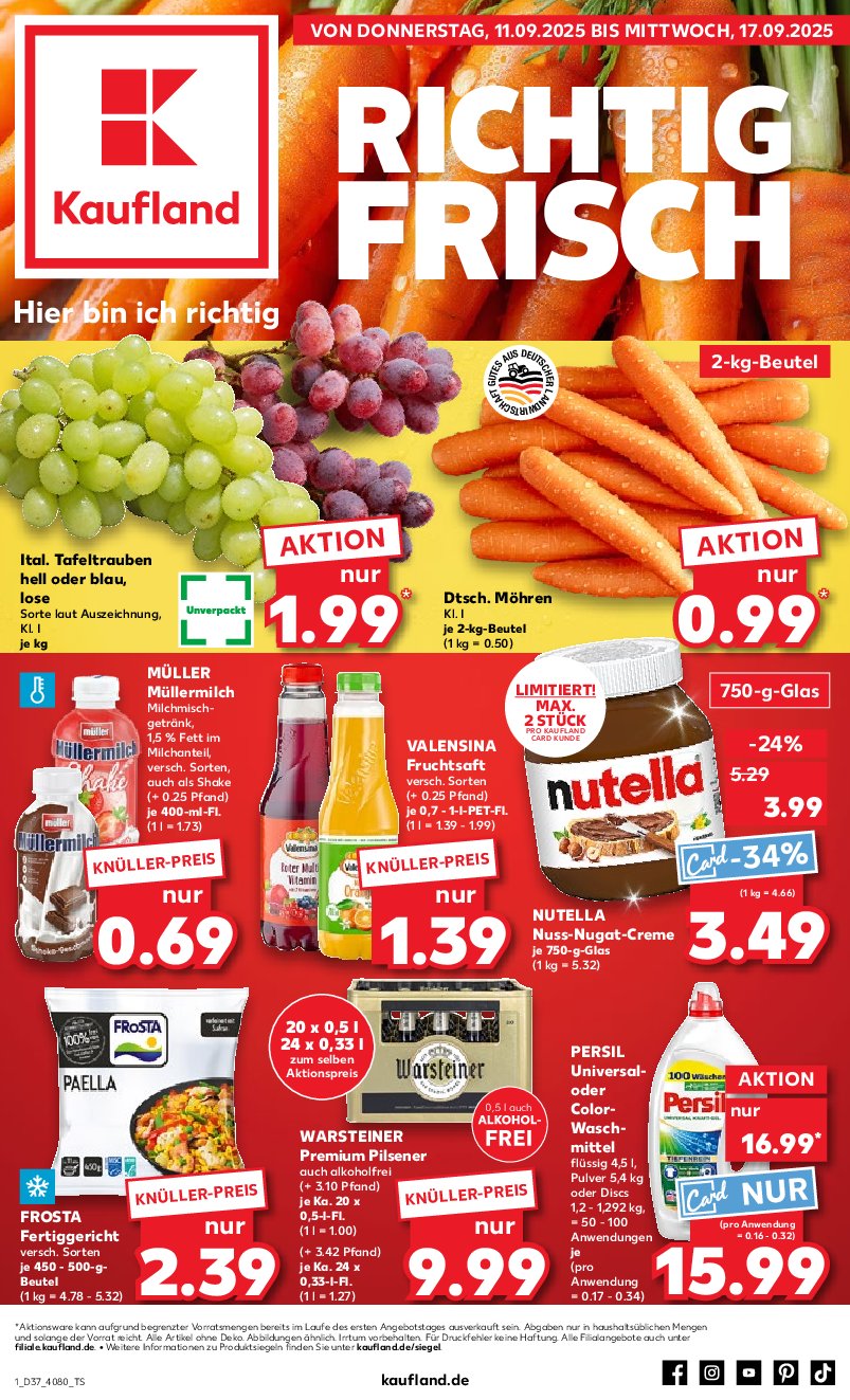 Kaufland-Prospekt gültig vom 11.09. bis 17.09.