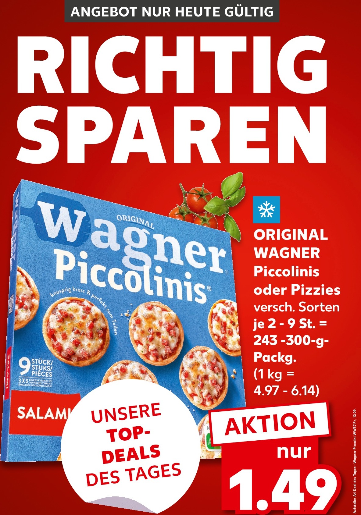 Kaufland - Richtig Sparen-Prospekt gültig vom 12.09. bis 12.09.