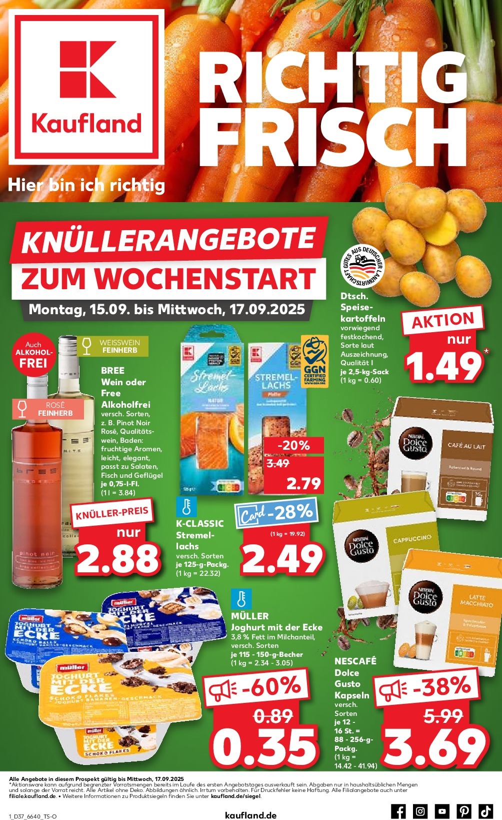 Kaufland-Prospekt gültig vom 15.09. bis 17.09.