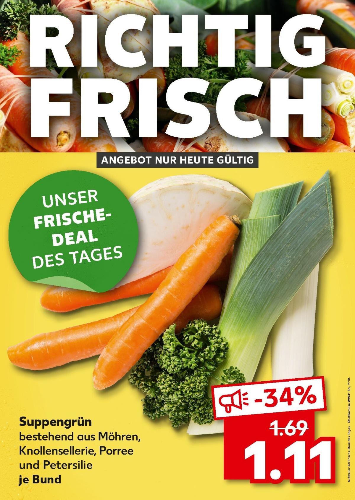Kaufland - Richtig Frisch-Prospekt gültig vom 11.10. bis 11.10.