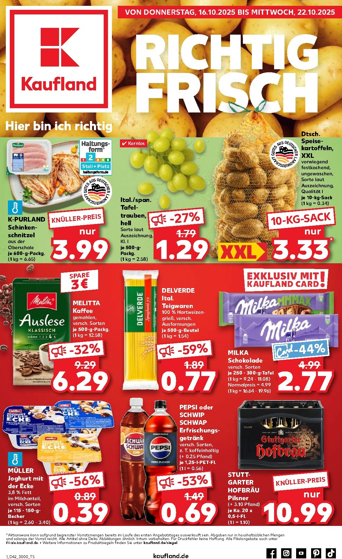 Kaufland-Prospekt gültig vom 16.10. bis 22.10.