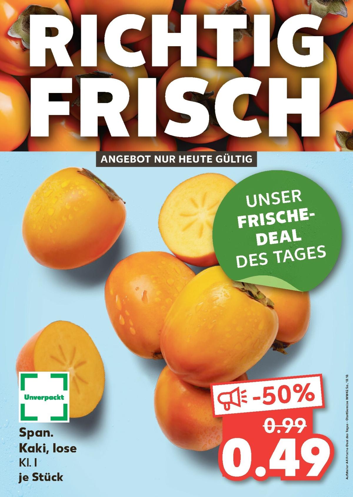 Kaufland - Richtig Frisch-Prospekt gültig vom 18.10. bis 18.10.