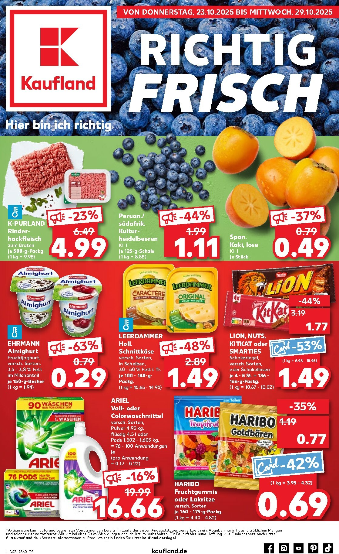 Kaufland-Prospekt gültig vom 23.10. bis 29.10.
