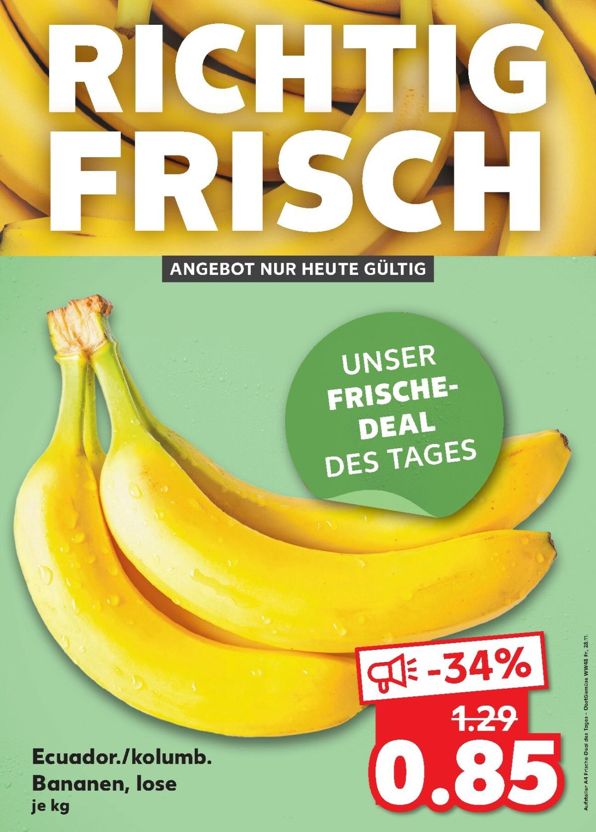 Kaufland - Richtig Frisch-Prospekt gültig vom 28.11. bis 28.11.