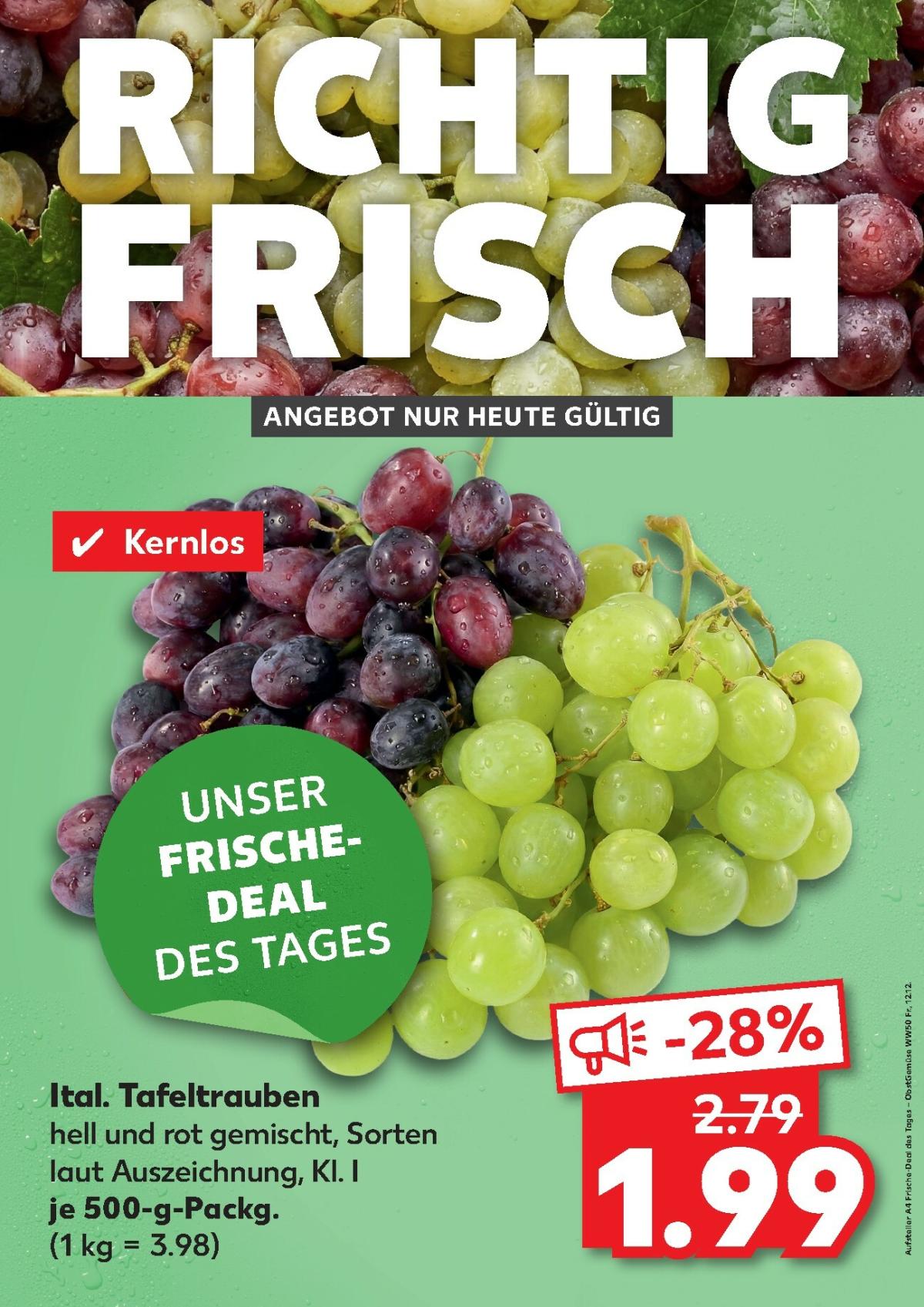 Kaufland - Richtig Frisch-Prospekt gültig vom 12.12. bis 12.12.