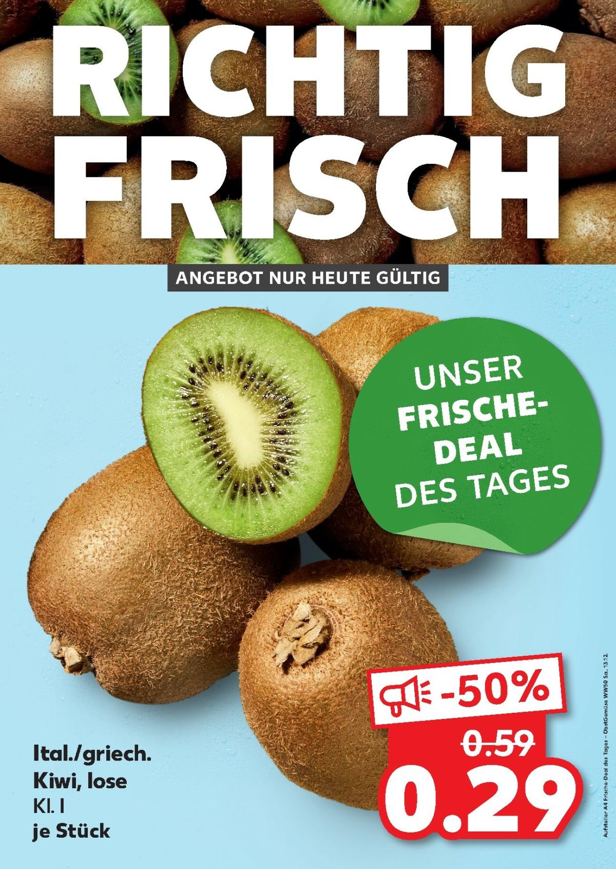 Kaufland - Richtig Frisch-Prospekt gültig vom 13.12. bis 13.12.
