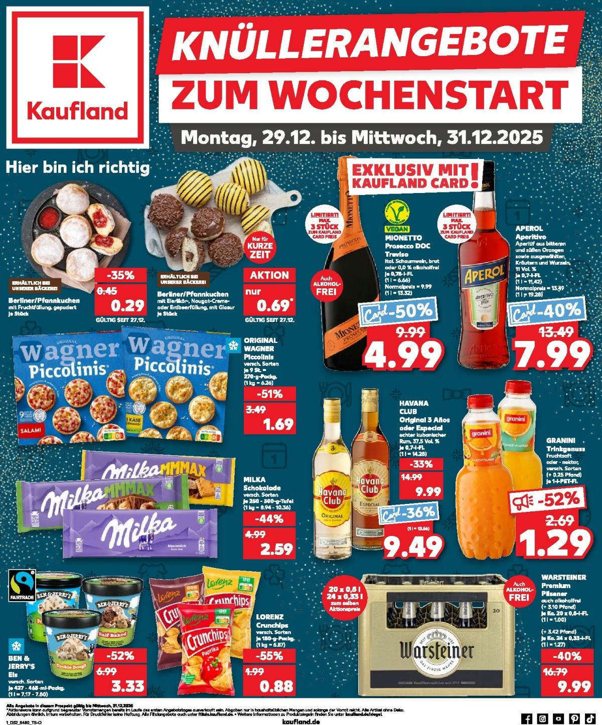 Kaufland - Wochenstart-Prospekt gültig vom 29.12. bis 31.12.