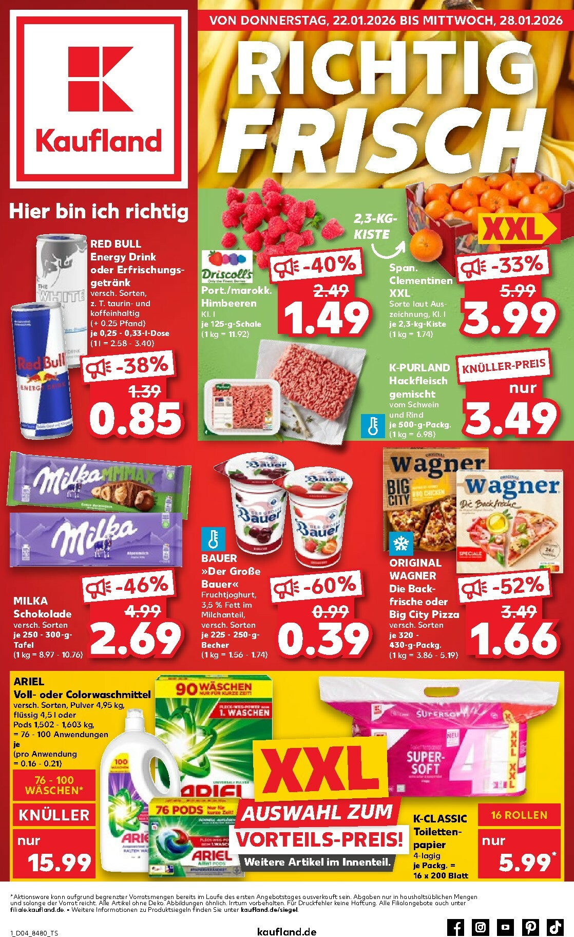 Kaufland-Prospekt gültig vom 22.01. bis 28.01.