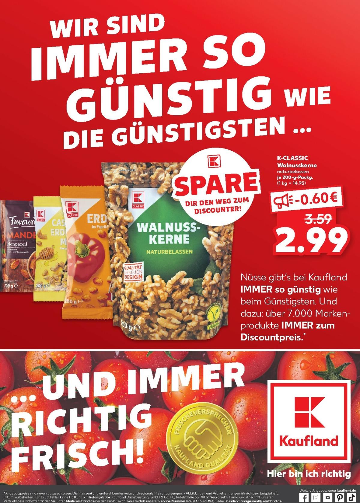 Kaufland - Preis gesenkt-Prospekt gültig vom 23.01. bis 28.01.