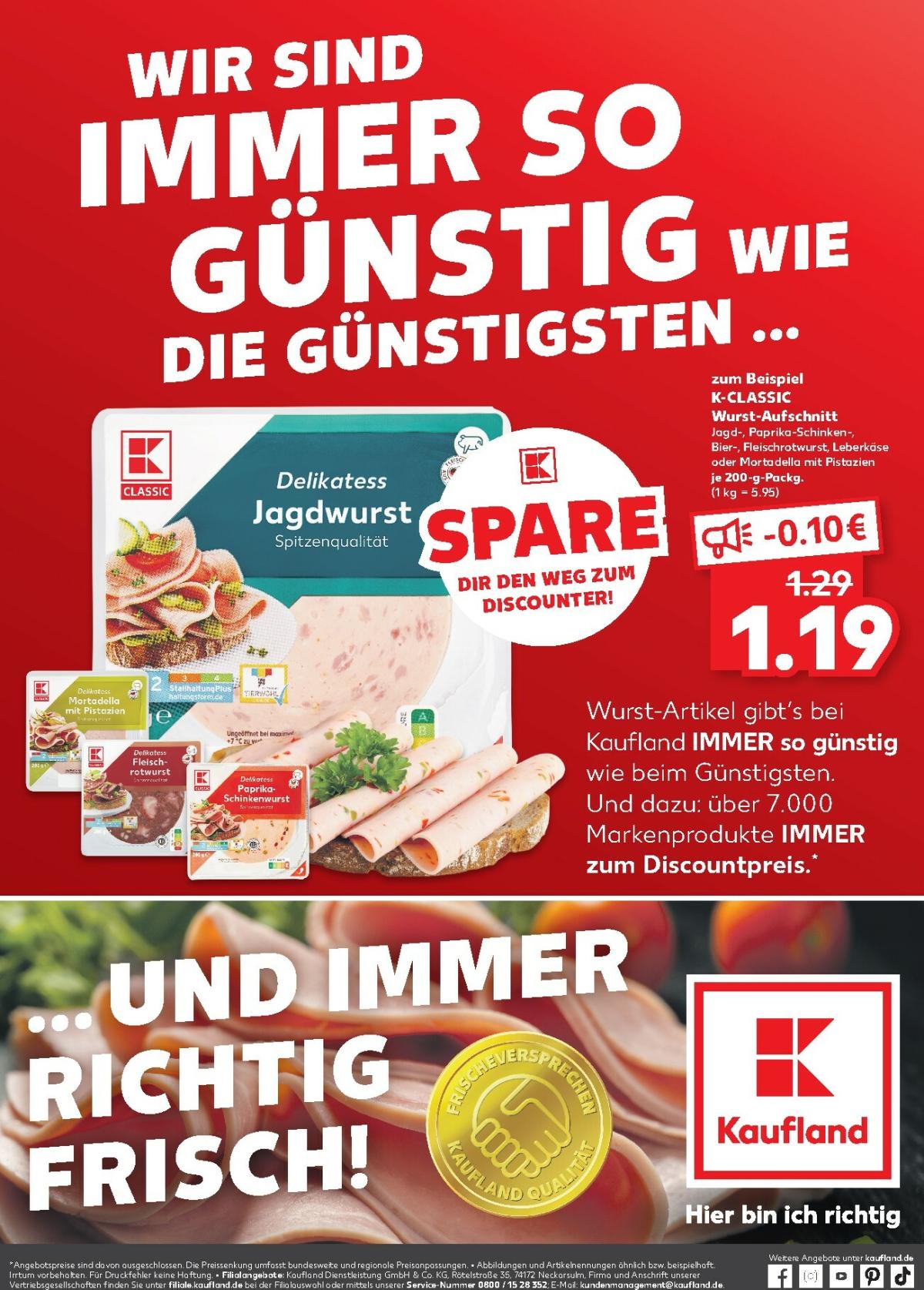 Kaufland - Spare-Prospekt gültig vom 24.01. bis 28.01.