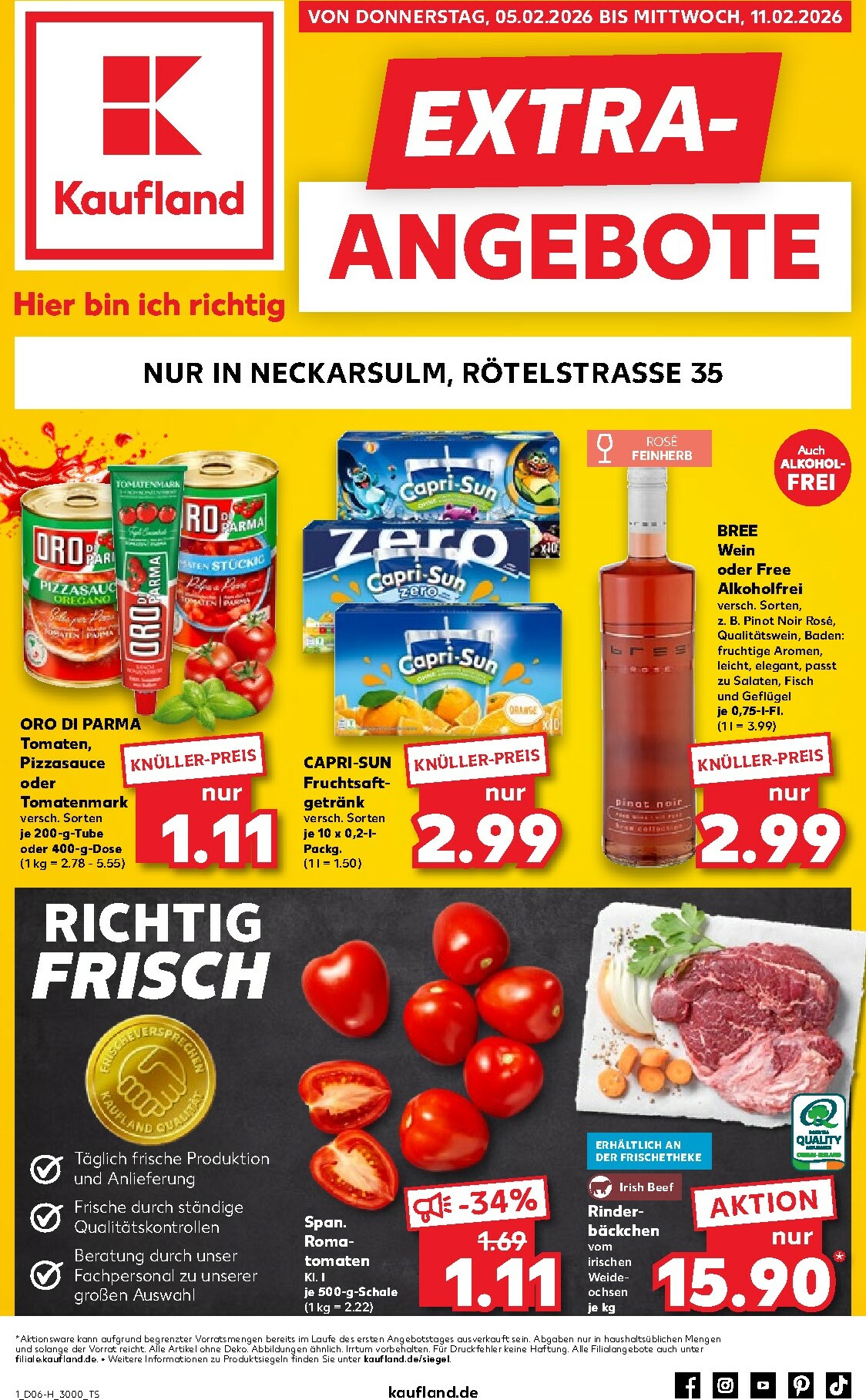 Kaufland - Neckarsulm-Prospekt gültig vom 05.02.2026 bis 11.02.2026