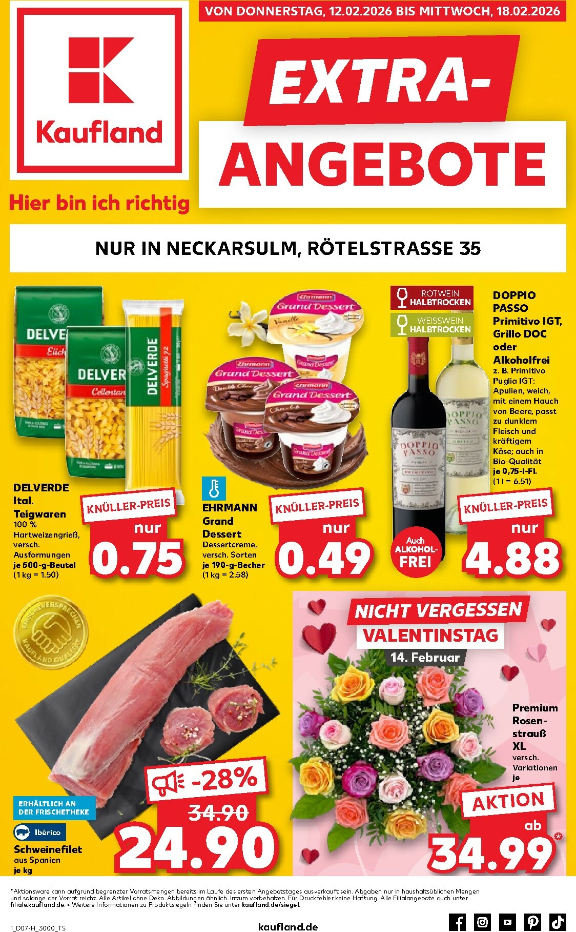 Kaufland - Neckarsulm-Prospekt gültig vom 12.02.2026 bis 18.02.2026