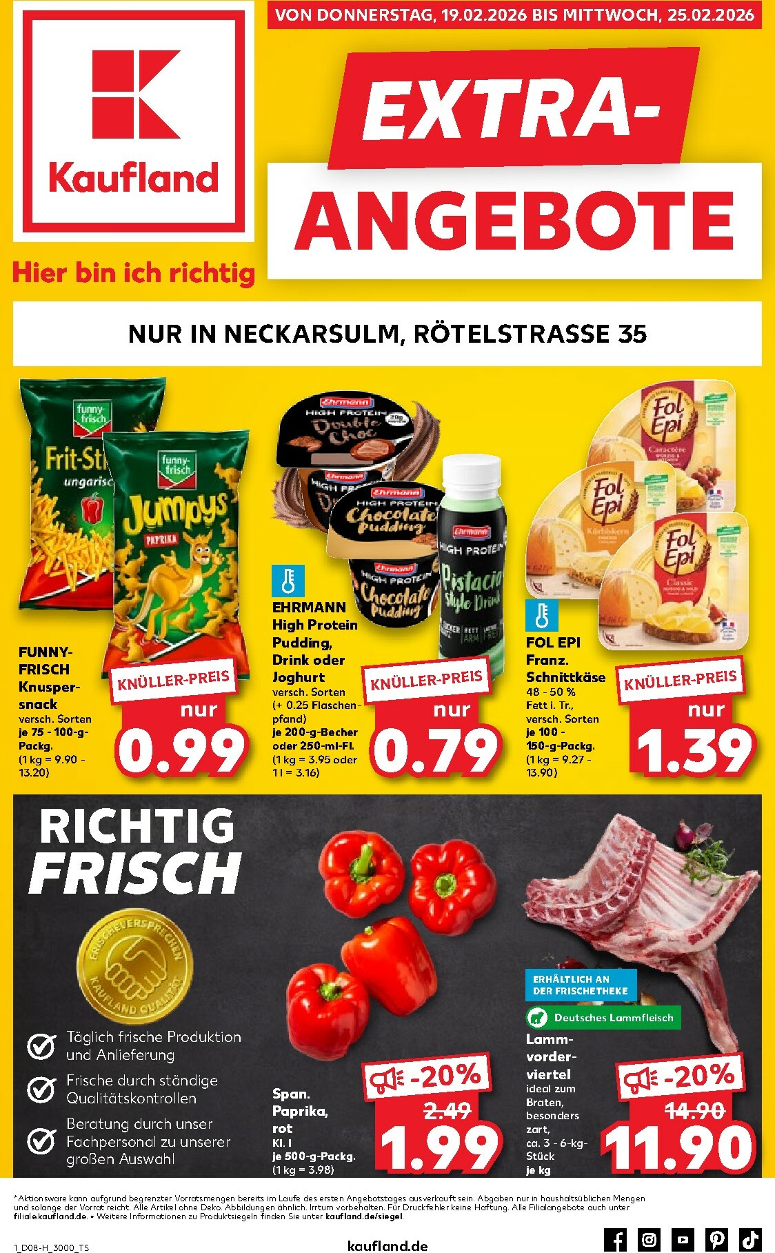 Kaufland - Neckarsulm-Prospekt gültig vom 19.02.2026 bis 25.02.2026